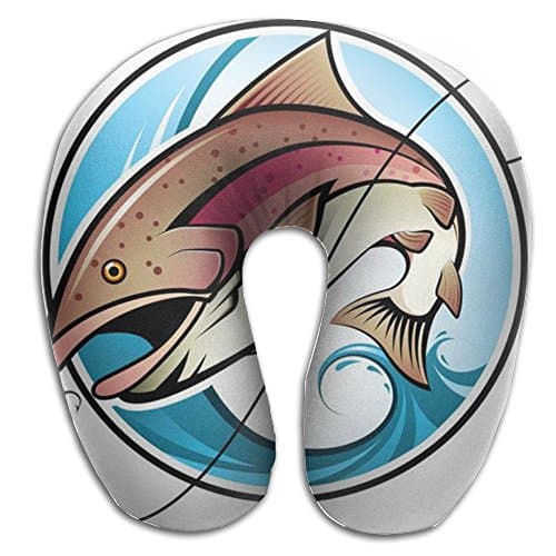 Fishing Lure Comfortable Support Best Neck Pillow Orthopedic Memory Foam U-SHAPE For Flying People