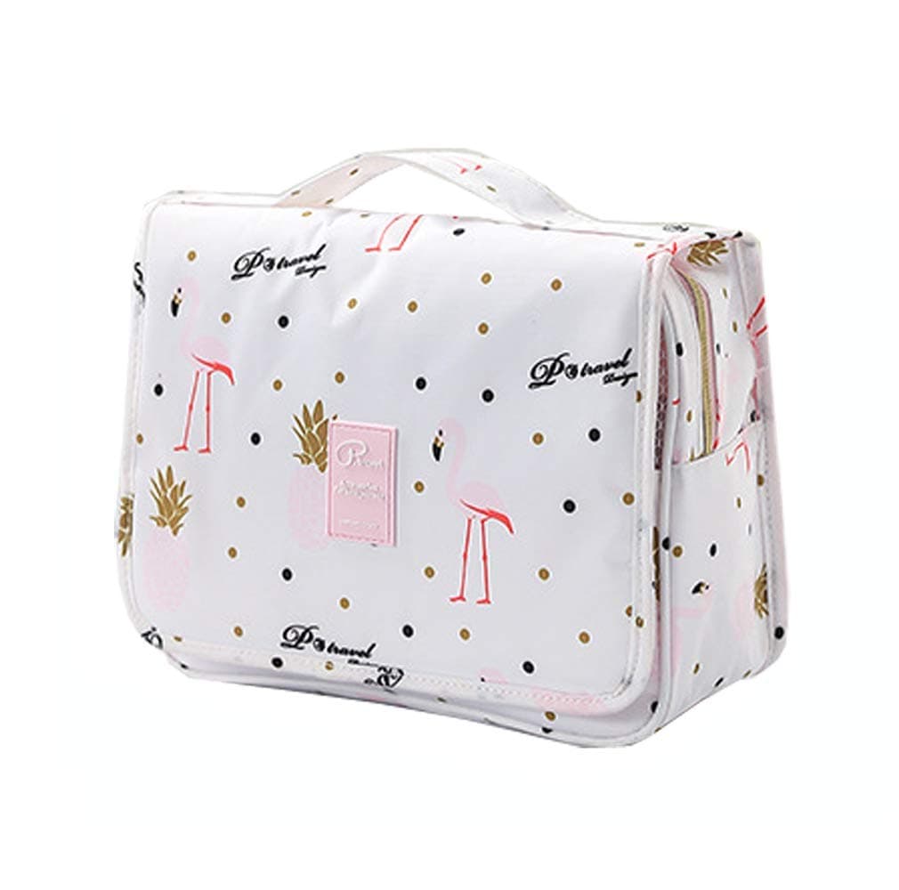 Make up Bag - Cosmetic Bag - Lazy Cosmetic Bag, Toiletry Bags, MHOM Lazy Drawstring Makeup Bag Velvet Storage Organiser for Women Girls (white)