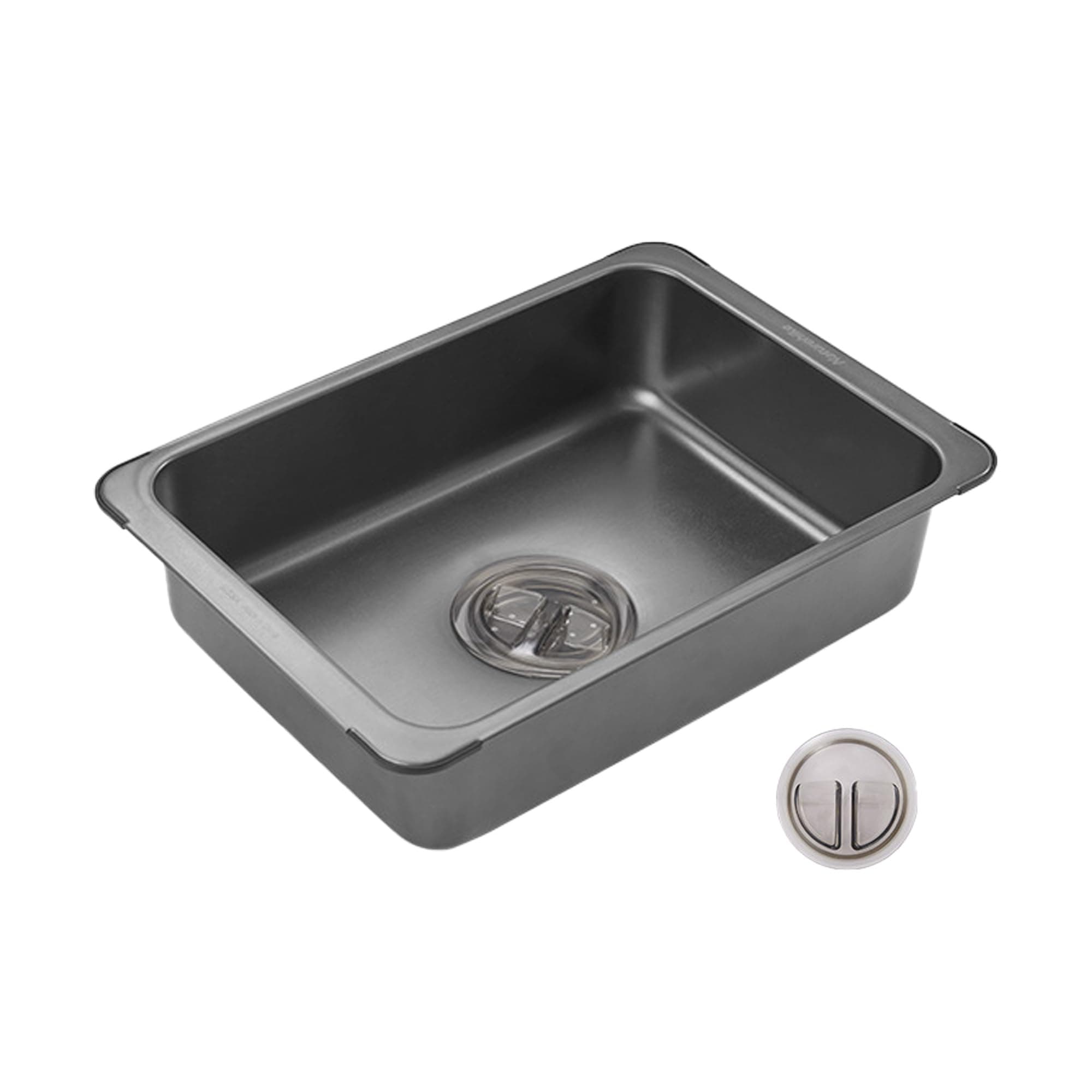 Naturehike 304 Stainless Steel Camping Bar Sink,1.59Gallon Indoor&Outdoor Small Kitchen Sink Basin,14.17"X9.84" Easy-to-clean Basin