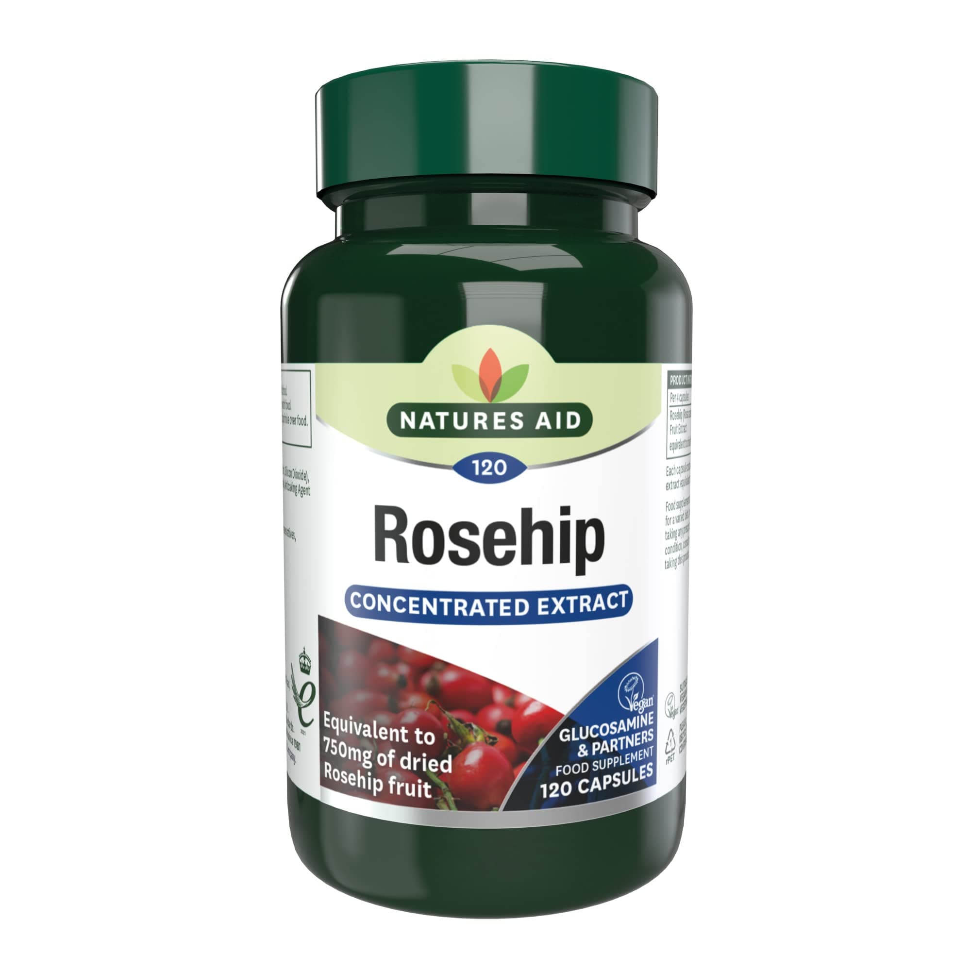 The Healthy Option Rosehip 750Mg - 120 Vcaps