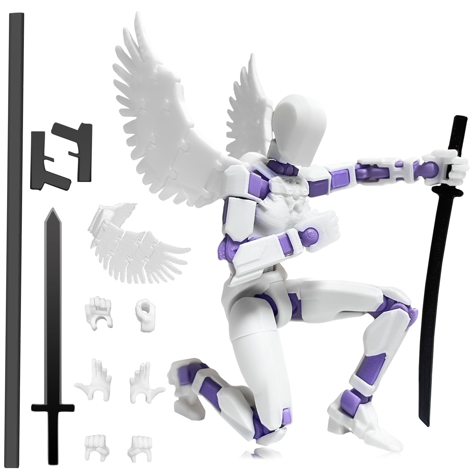 Titan 13 Multi-Jointed Action Figures,Titan 13 Action Figure,3D Printed Action Figures (1pcs-A)