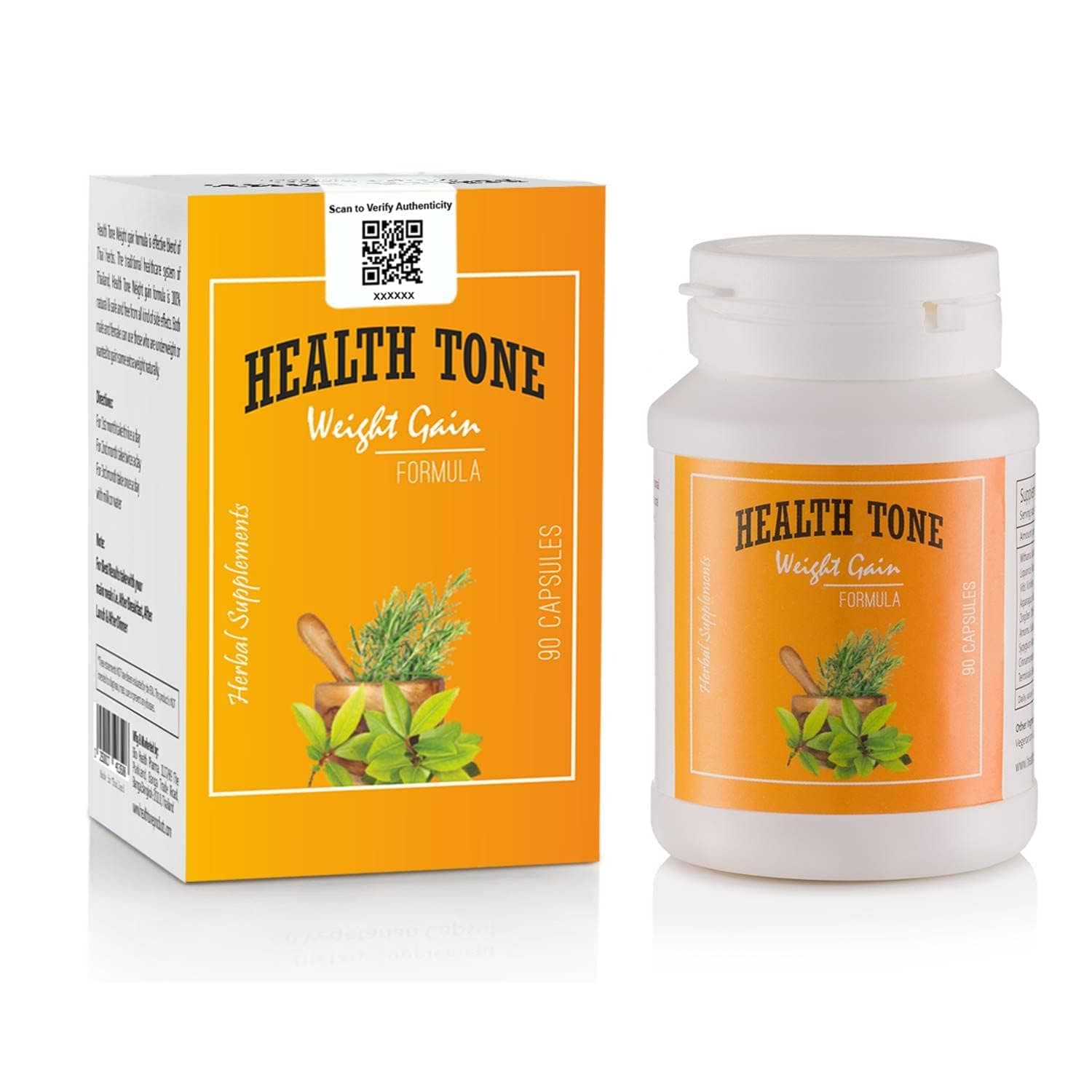 Health Tone Ayurvedic Weight Gain Capsules - 90 Capsules