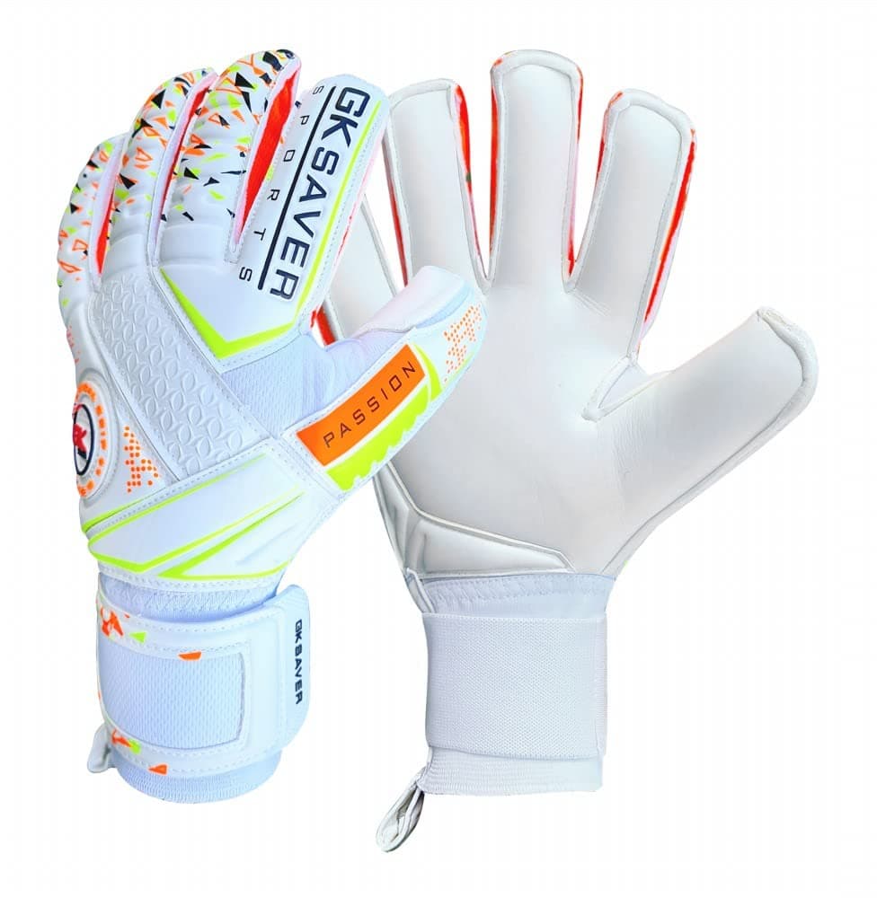 Football Goalkeeper Gloves - Passion Series Professional Goalie Gloves Size 6 to 11 with Removable Savefingers