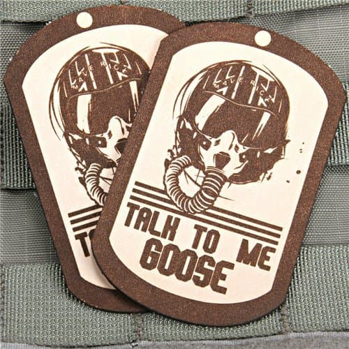 Violent Little Machine Shop 1050 Coyote Talk to me Goose Top Gun Morale Patch