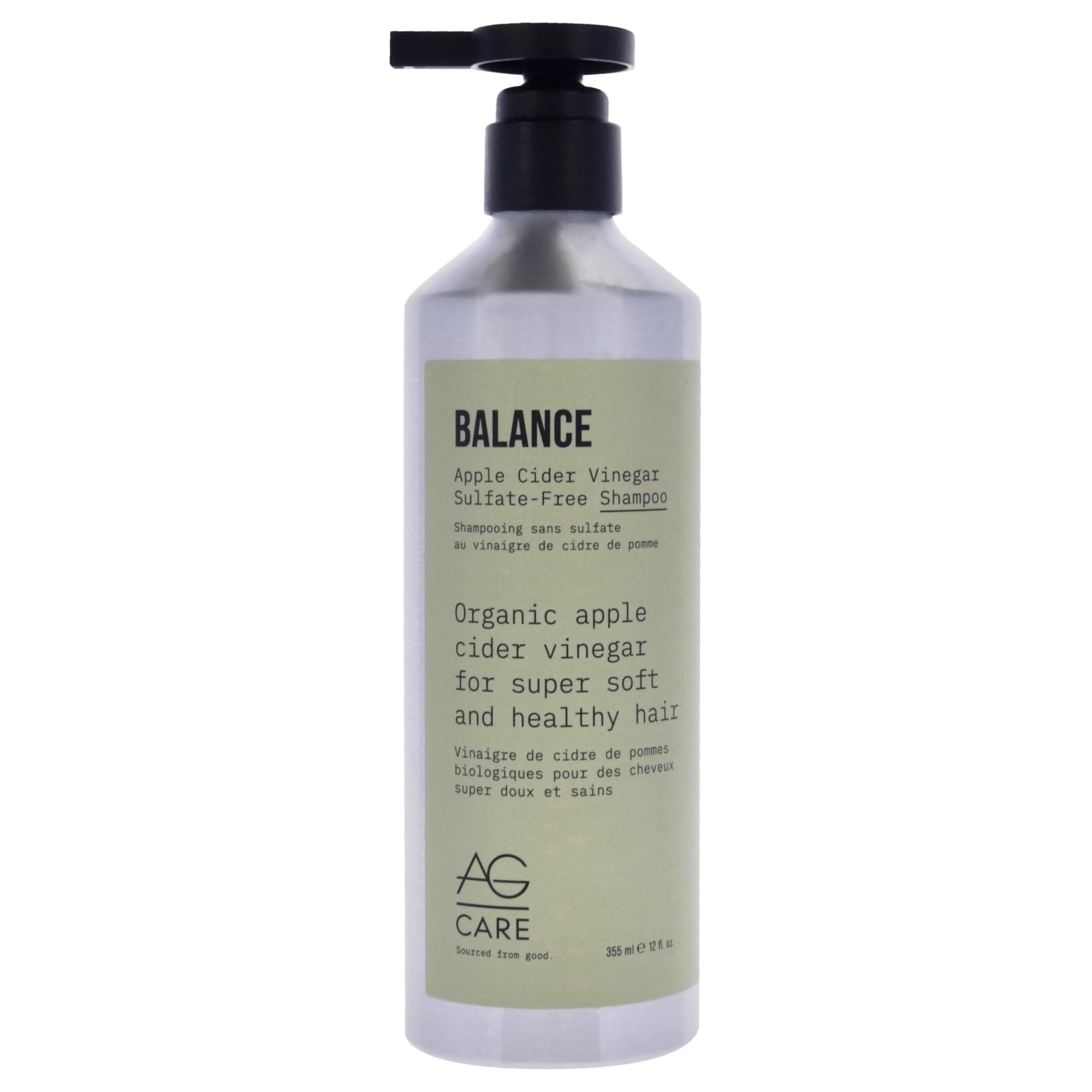 Hair Natural Balance Shampoo (or) Plant based essentials, Apple Cider Vinegar, Brown, 12 Fl Oz