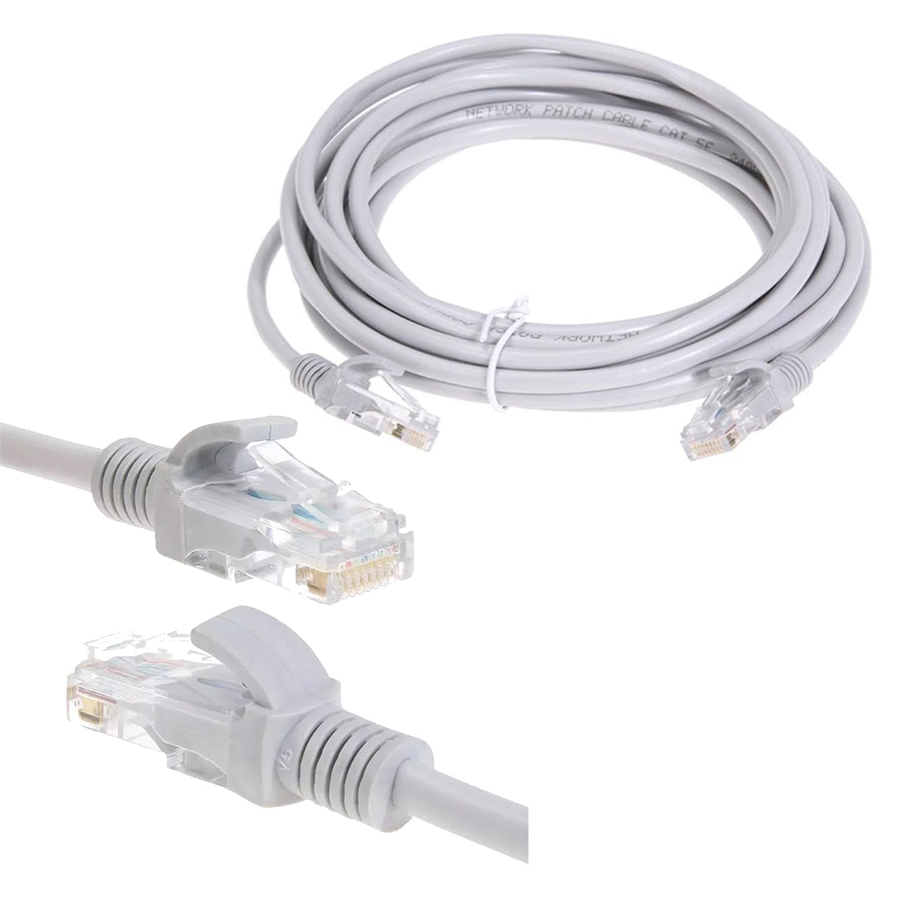 giZmoZ n gadgetZ Cat6 Ethernet Cable, Outdoor&Indoor - RJ45 Computer Networking Cord - Heavy Duty High-Speed 26awg Cat5 Lan Network Cable 40gbps 5M