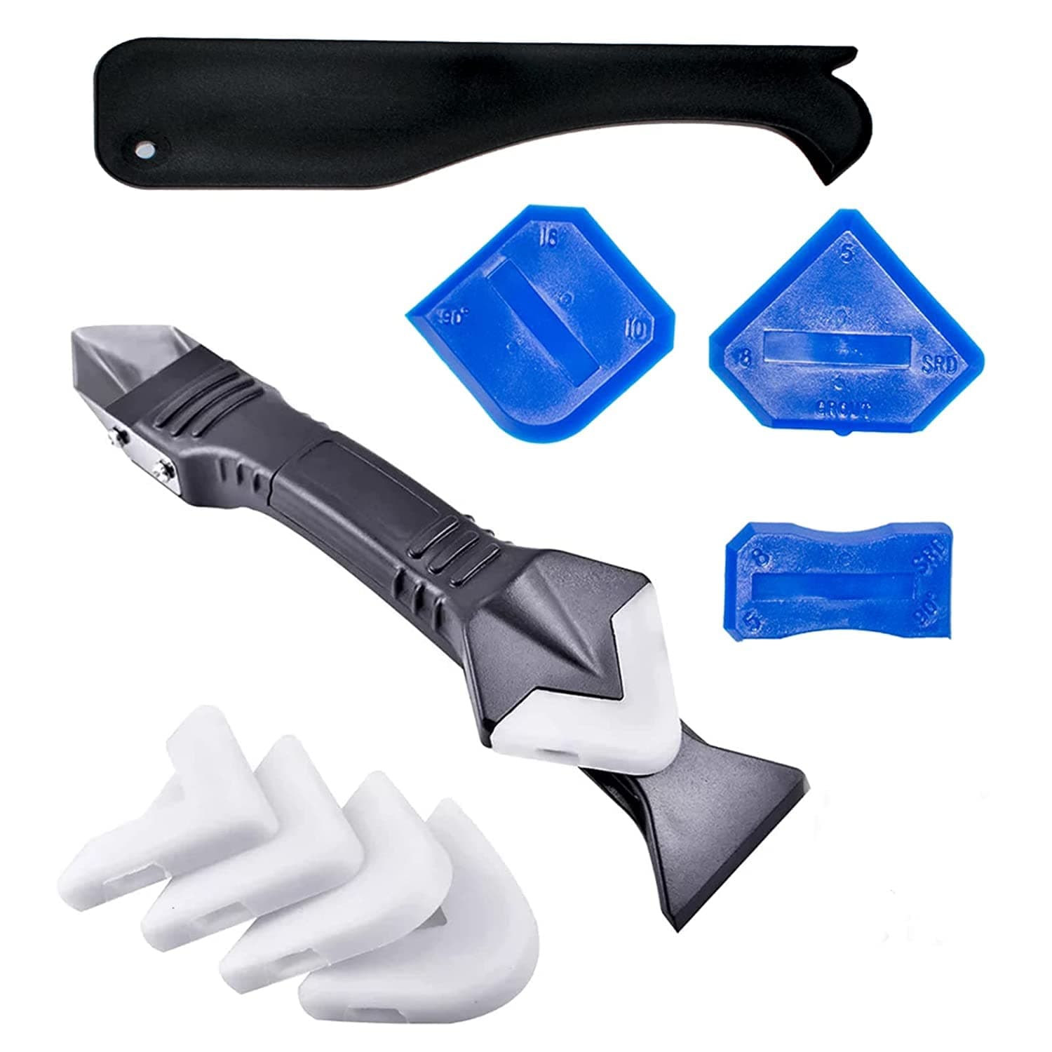 Zaptec3 in 1 Silicone Sealant Grout Caulk Filling Finishing Smoothing Remover Cleaning Scraper Tool
