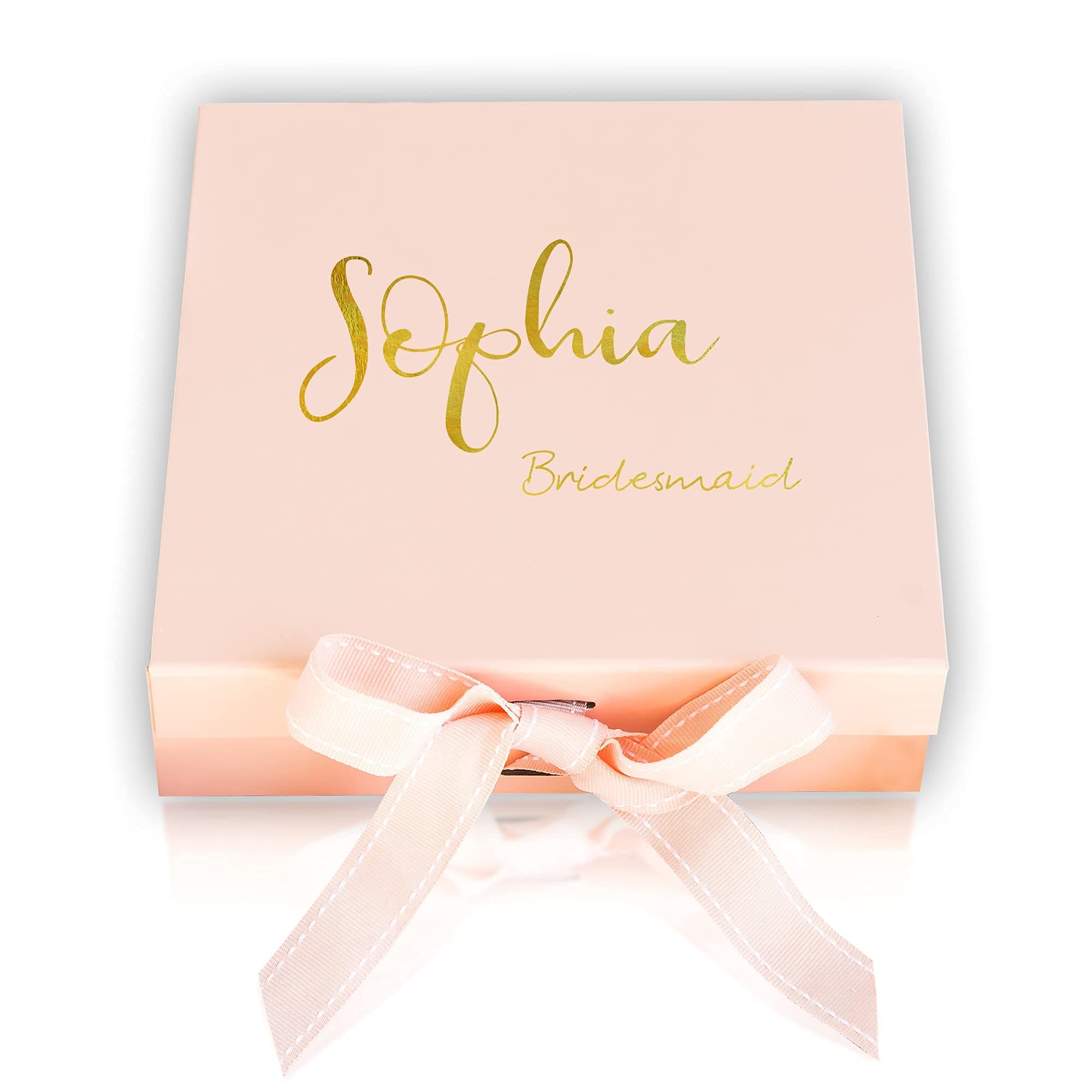 Pink Positive Bridesmaid Gift Box Personalised Gift Box Personalised Wedding Gift Pink Gift Box Bridesmaid Gift Box Bridesmaid Proposal Box