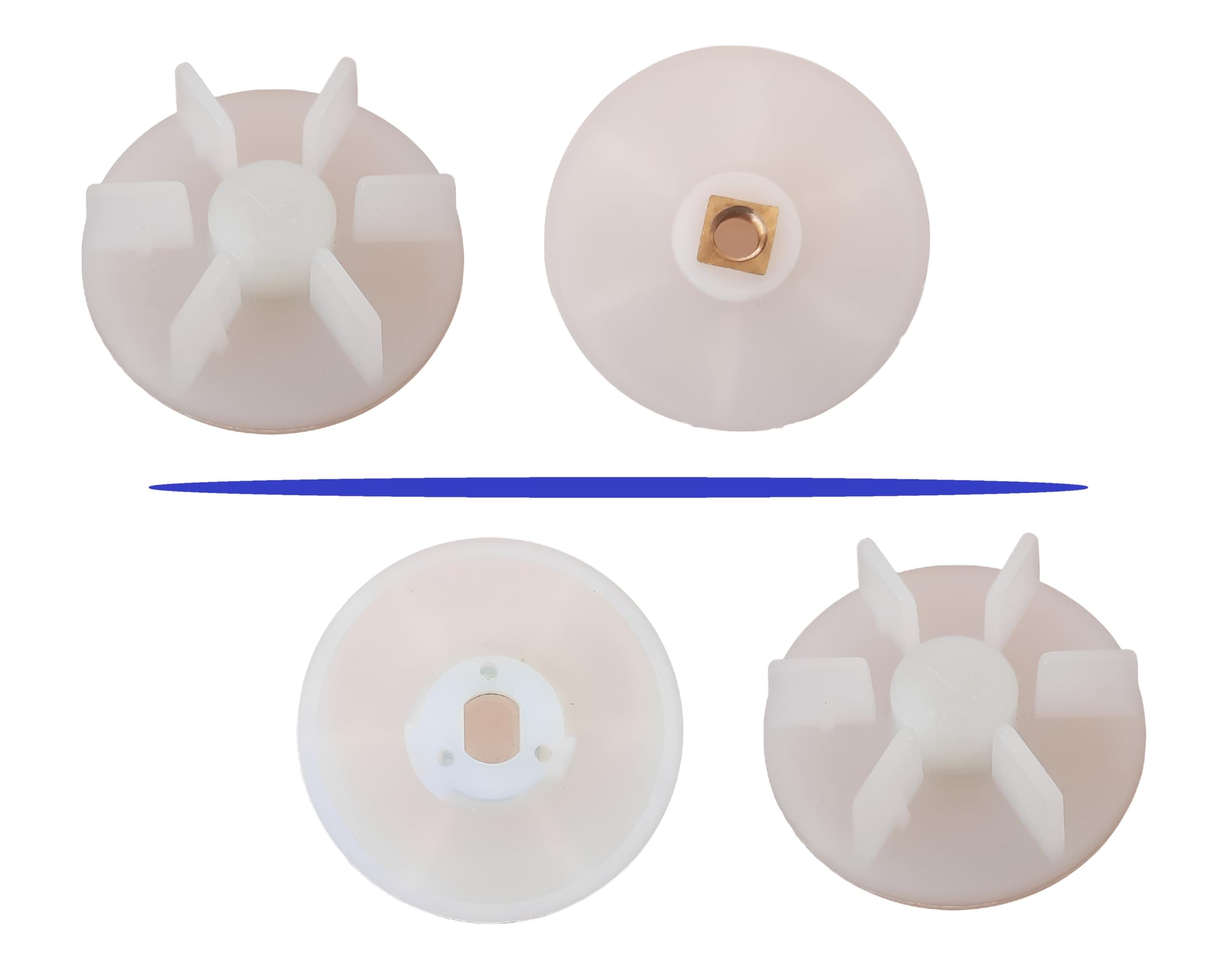 AJS spares "Butterfly" Mixer "2Unit Motor & 2Unit Jar couplers" 4 (White)