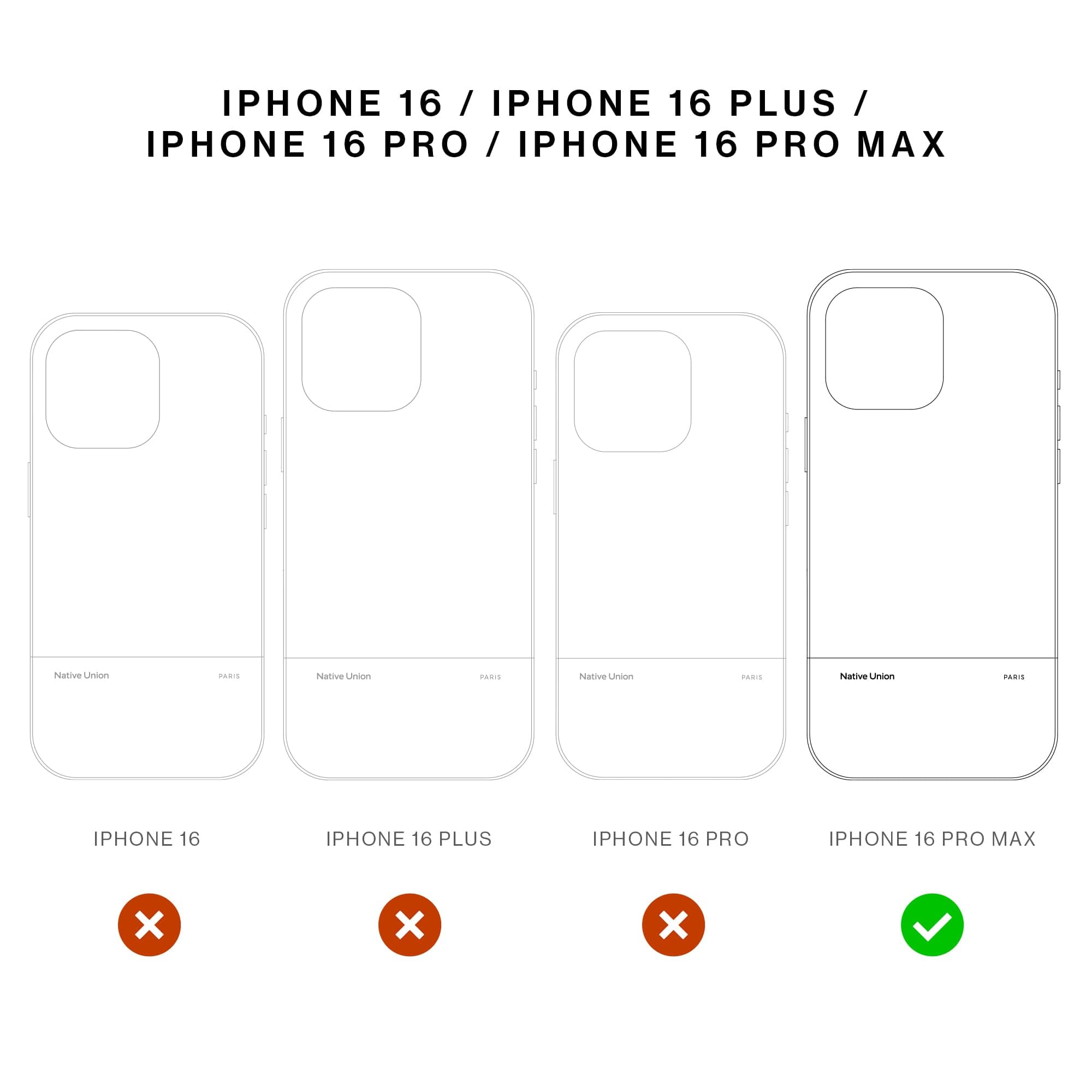 Native Union (Re) Classic Case 3.0 - MagSafe Compatible with Built-in Magnets - Durable and Recycled Material - Textured Design - Ultra Durable with Drop Protection up to 1.8m for iPhone 16 Pro Max