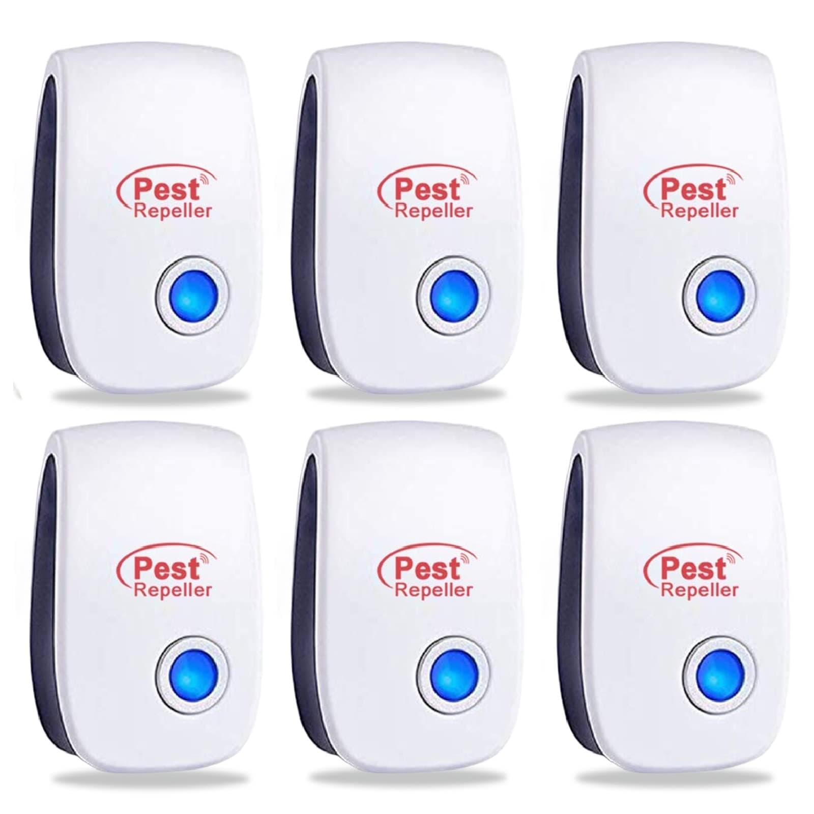 Ultrasonic Pest Repeller, 6 Pack plug in Pest Repellent ElectronicPest Control, Mice Repellent Rat Repellent for Spiders, Ants, Mosquitos, Flies, Rats, Bugs