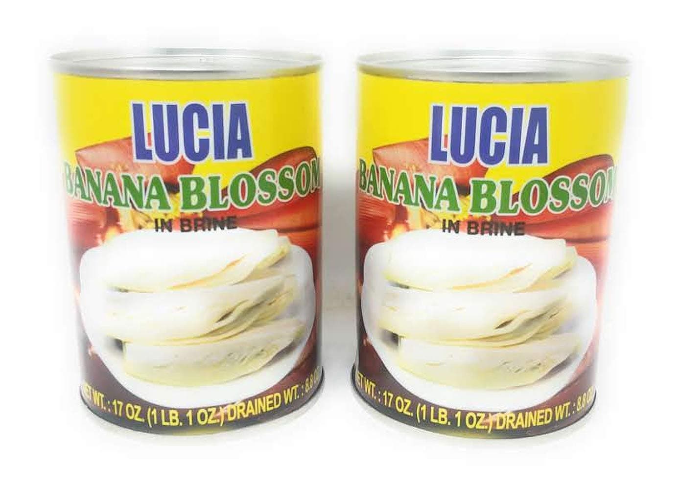 Lucia Young Coconut in Syrup (Banana Blossom in Brine, 2 Pack)