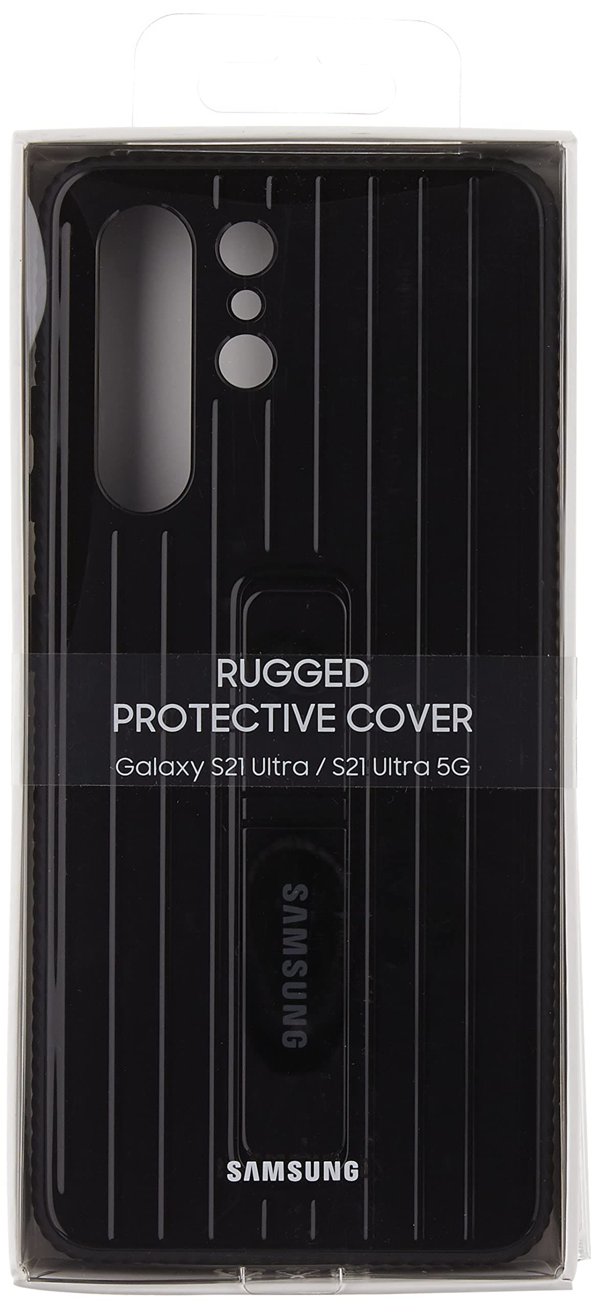 Galaxy S21 Ultra Case, Rugged Protective Cover - Black (US Version)