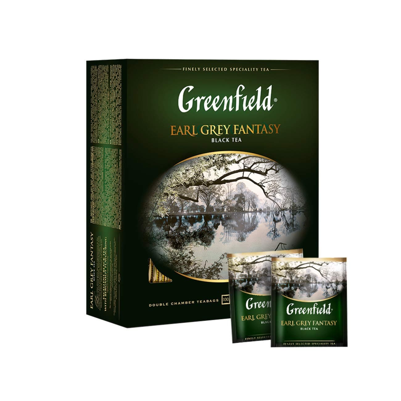 Greenfield Tea, Earl Grey Fantasy, 100 Count