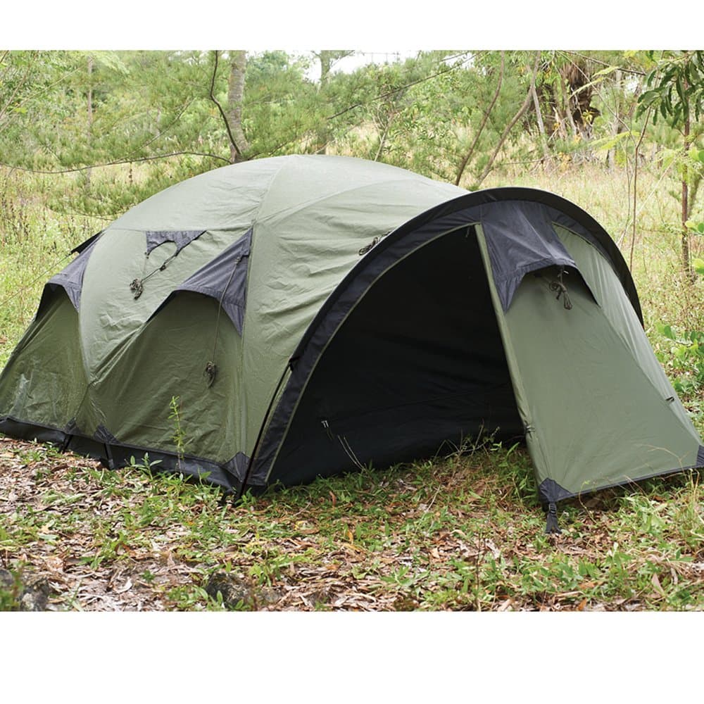 Snugpak | The Cave | Tent | 4 Person | 5000mm 100% Waterproof Outer (Olive)