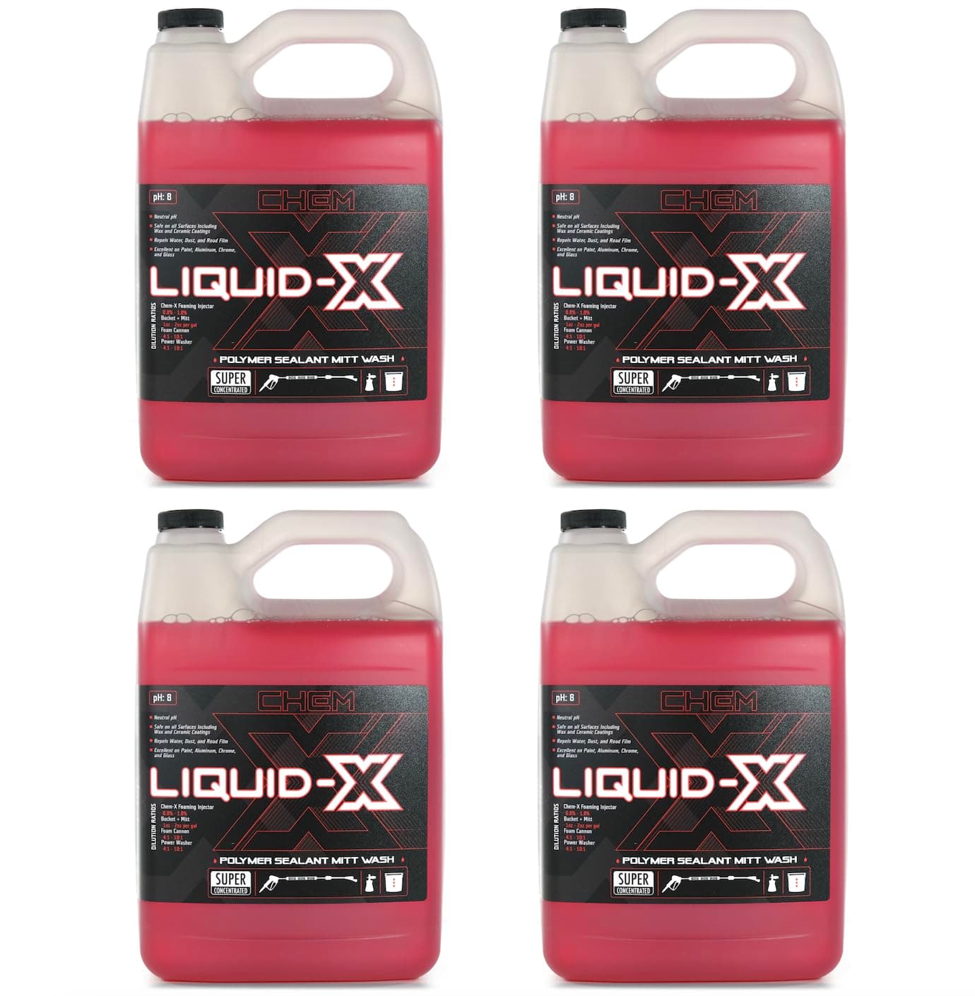 Chem-X Liquid-X: Polymer Sealant Mitt Wash (4 Gallons)