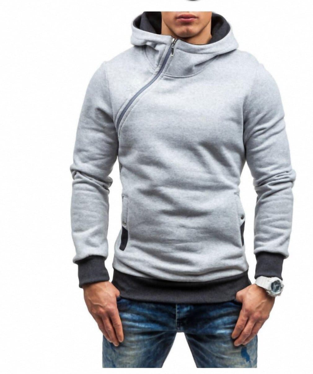 Dirror Hoodie Oblique Zipper Solid Color Hoodies Men Fashion Tracksuit Male Sweatshirt Hoody Mens Purpose Tour XXL