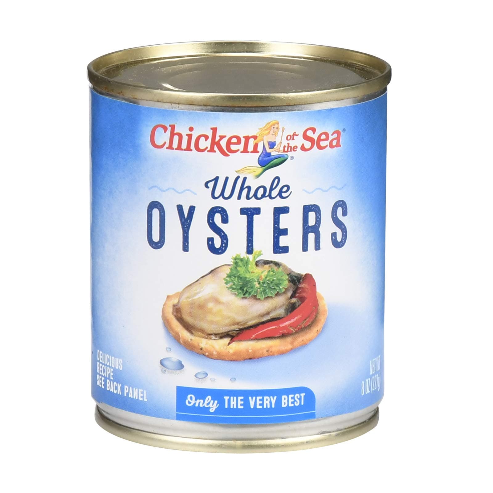 Chicken of the Sea, Oysters, Whole, 8oz Can (Pack of 6)