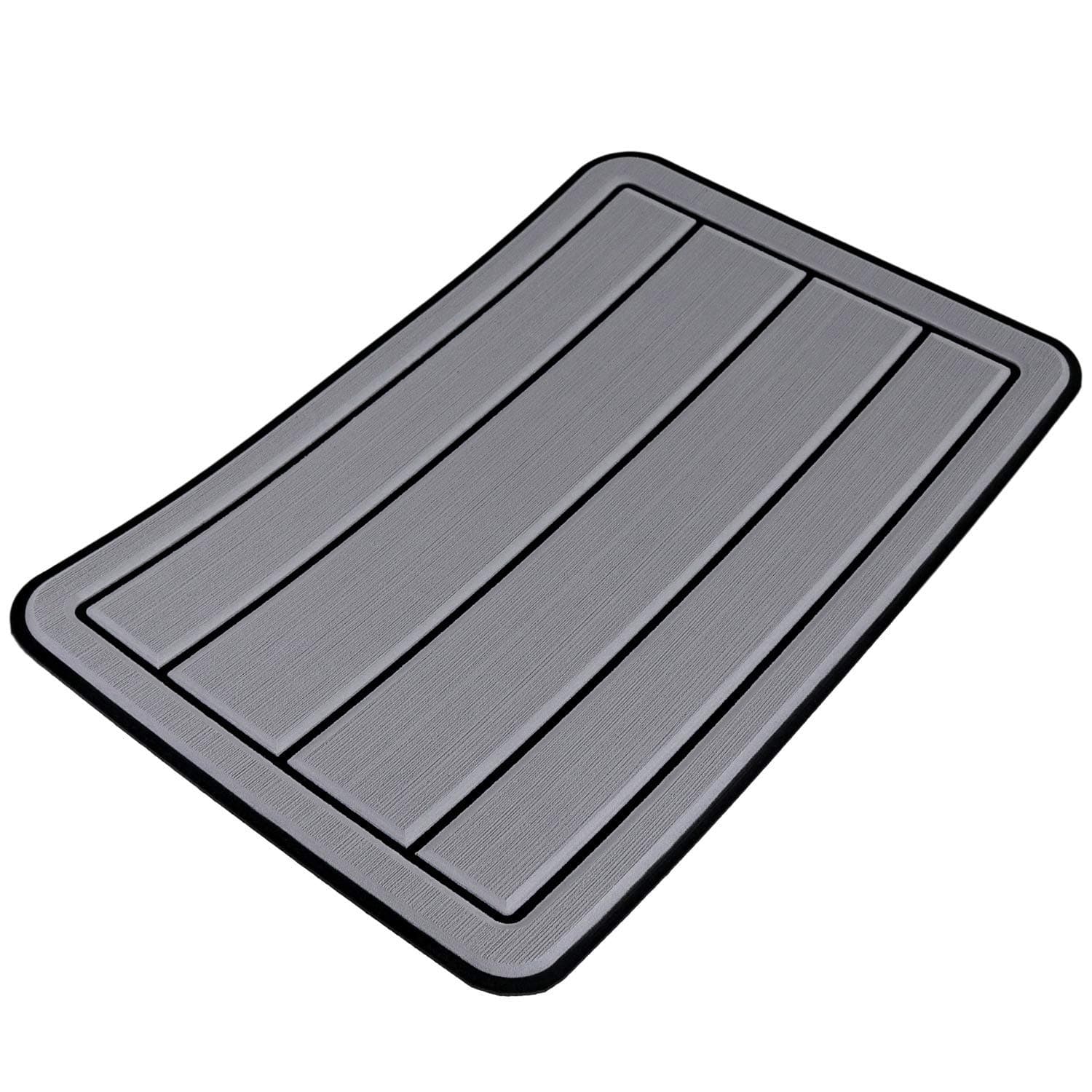 Castaway CustomsSeaDek Foam Yeti Seat Cushion | 3M Adhesive Backing | Cooler Pad Accessory | Washable & Durable | Fits Roadie 20 QT (Storm Gray/Black)