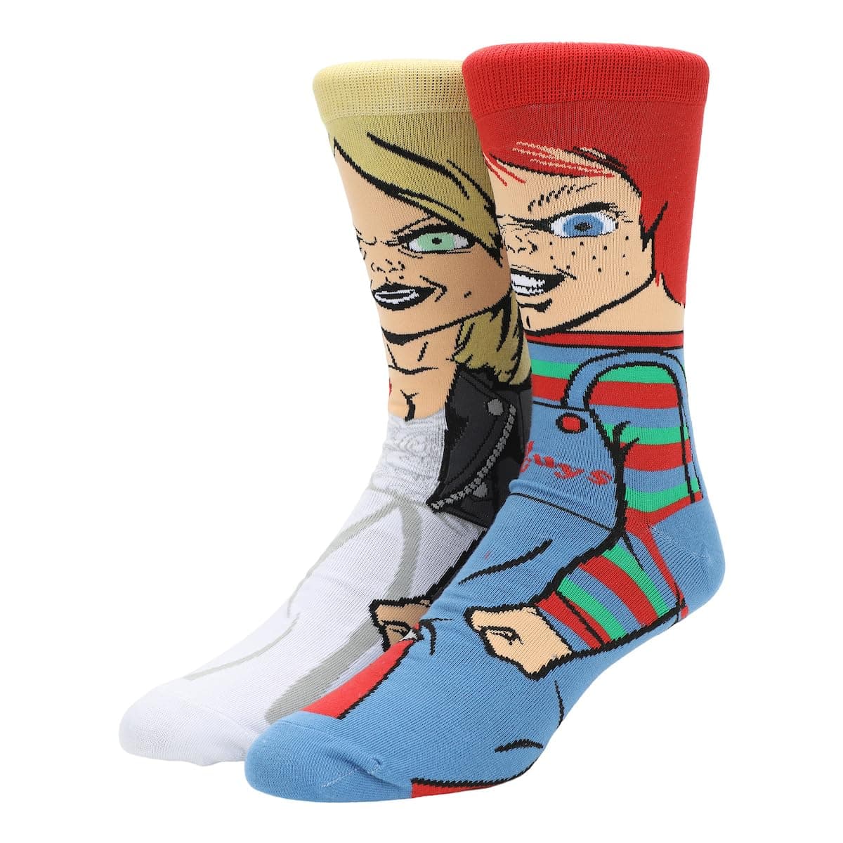 BioworldChucky Tiffany & Chucky Adult Animigos Crew Socks