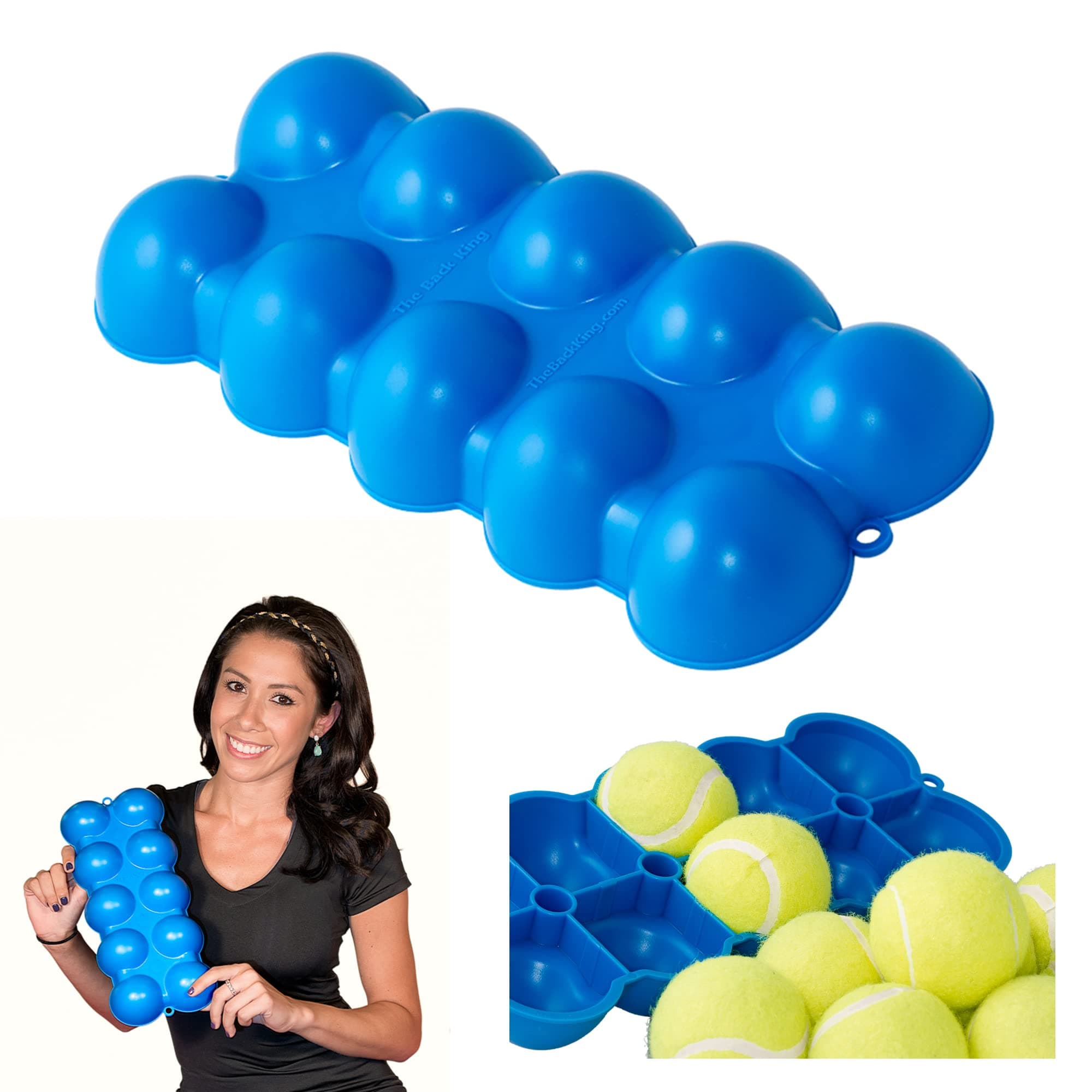 SuperFit Therapy The Back King - Two-Sided Self-Massage Tool with a Mild Arch for Back Pain, Neck Pain, Hip Pain - Improve Posture and Release Muscle Tension