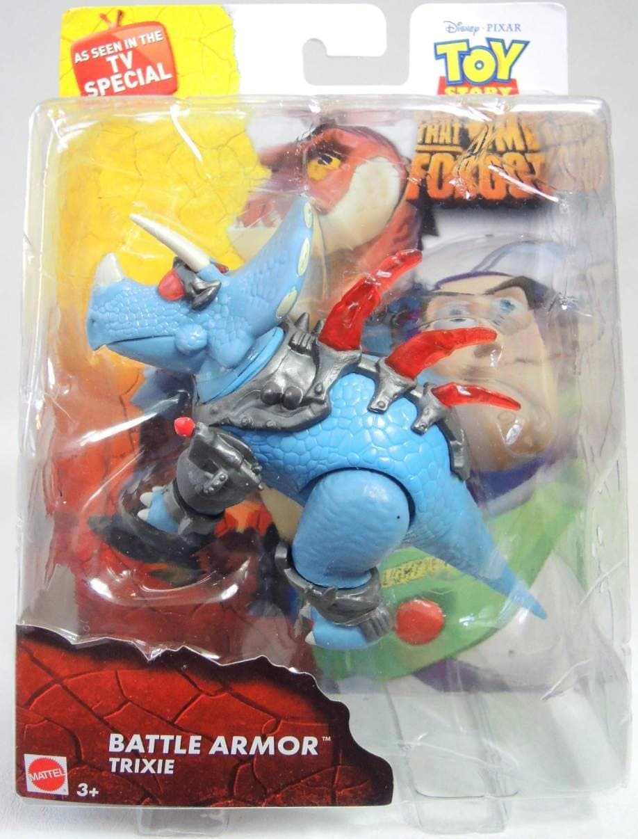Mattel – Toy Story: A Whole Other World – Trixie in Armour Combat Action Figure – 11 cm