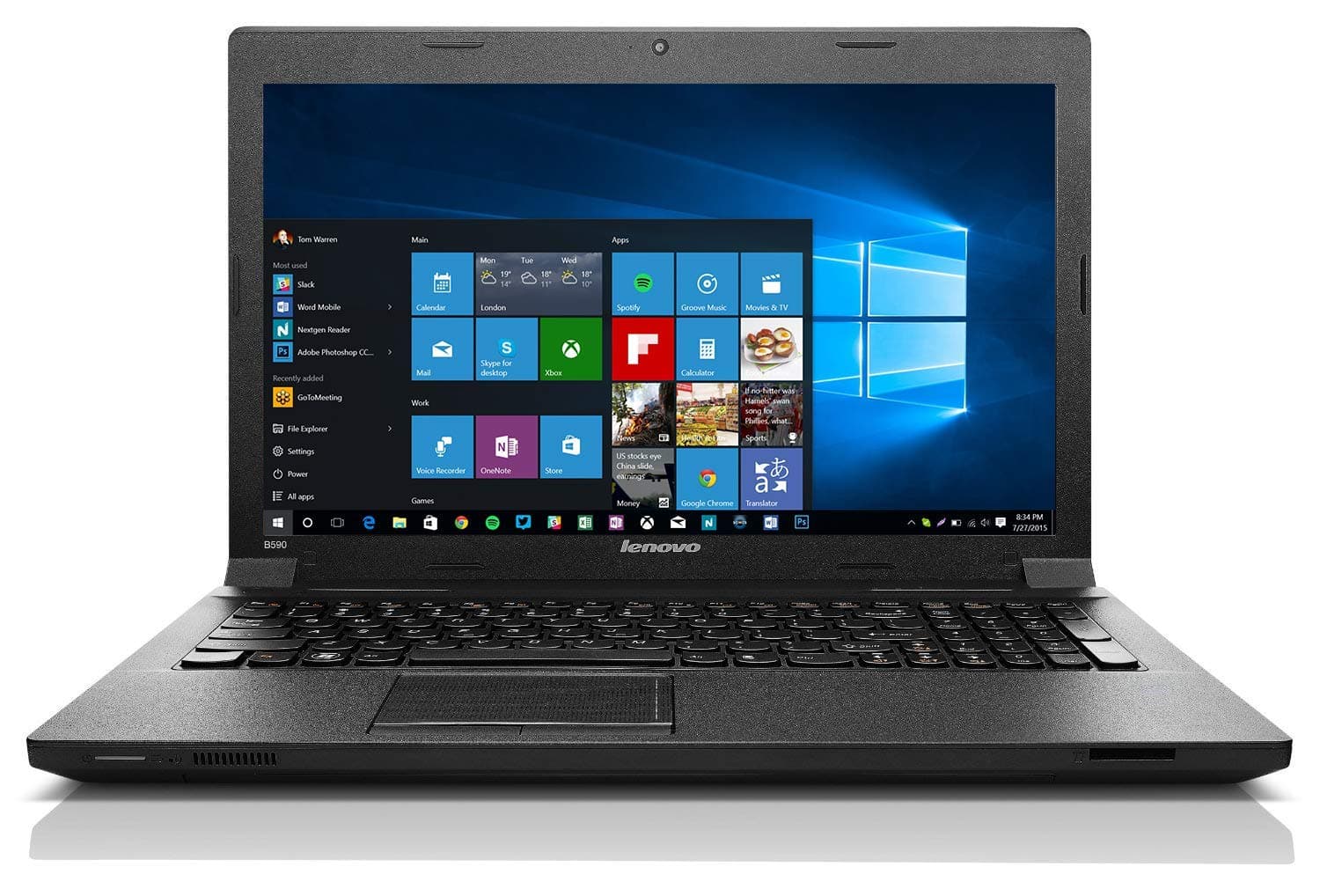 Lenovo B590 15.6" Laptop, 240Gb SSD , 8GB RAM Windows 10 Pro (Renewed)