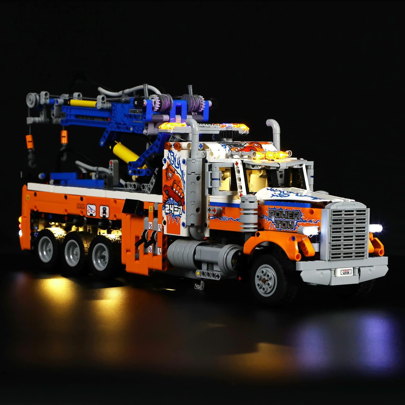 Led Light Compatible with Lego 42128 Technic Heavy-Duty Tow Truck Building Blocks Model - NOT Included The Model Set