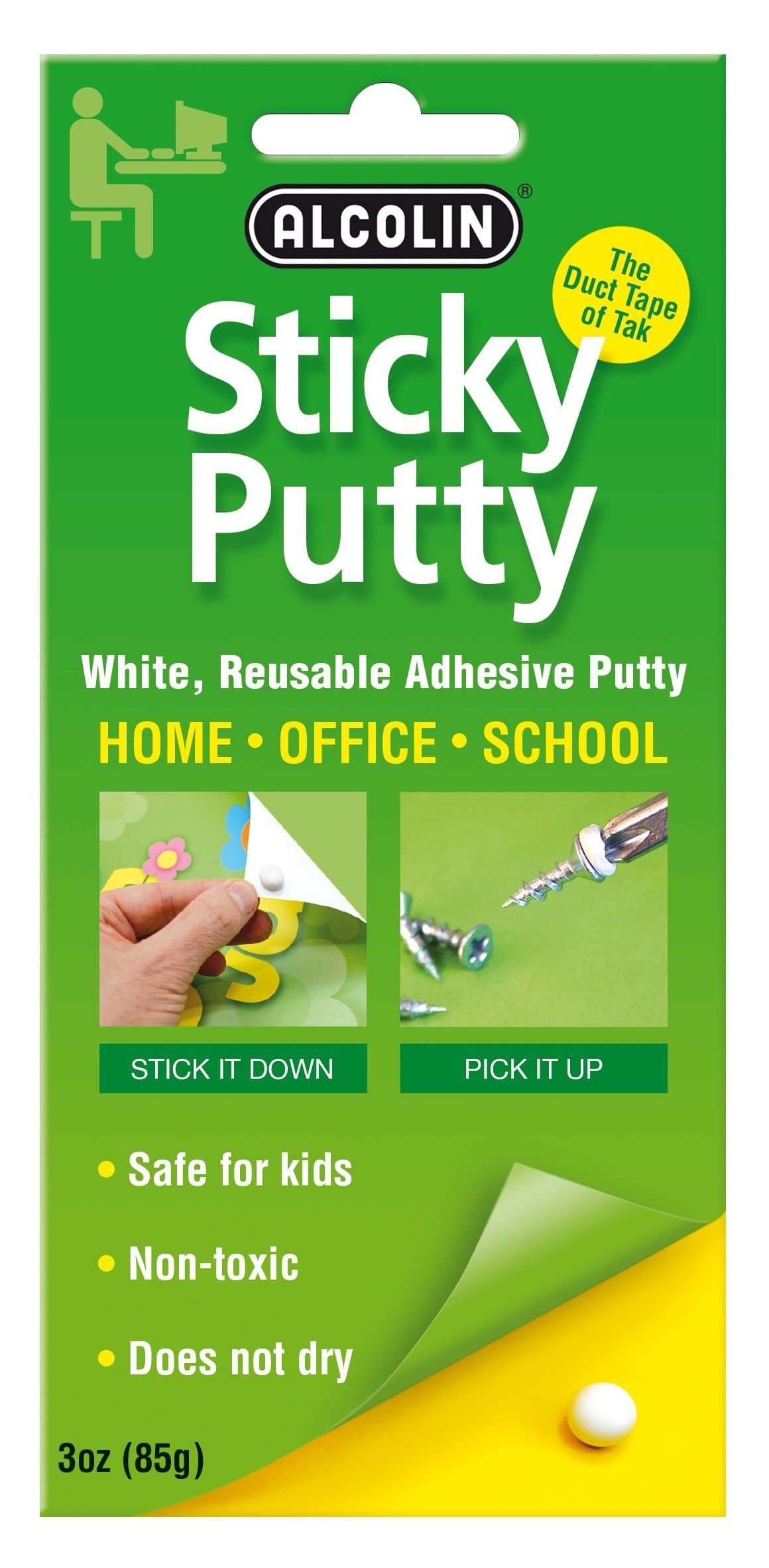 STICKY PUTTY SCHOOL Reusable Adhesive, 24 Count by STICKY PUTTY SCHOOL