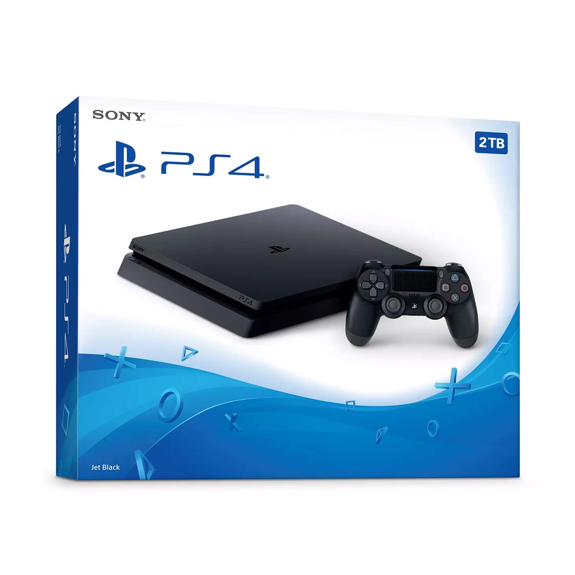 Seyted Playstation 4 Slim 2TB Console with Wireless Controller Bundle, PS4 Upgraded Console