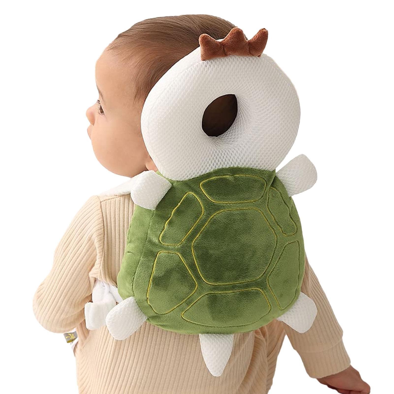 Turtle Shaped Baby Head Protector Backpack, Head Protector Pillow Safety Pad for Toddler, Soft Landing for Baby Walking, Toddler Head Protection Pillow