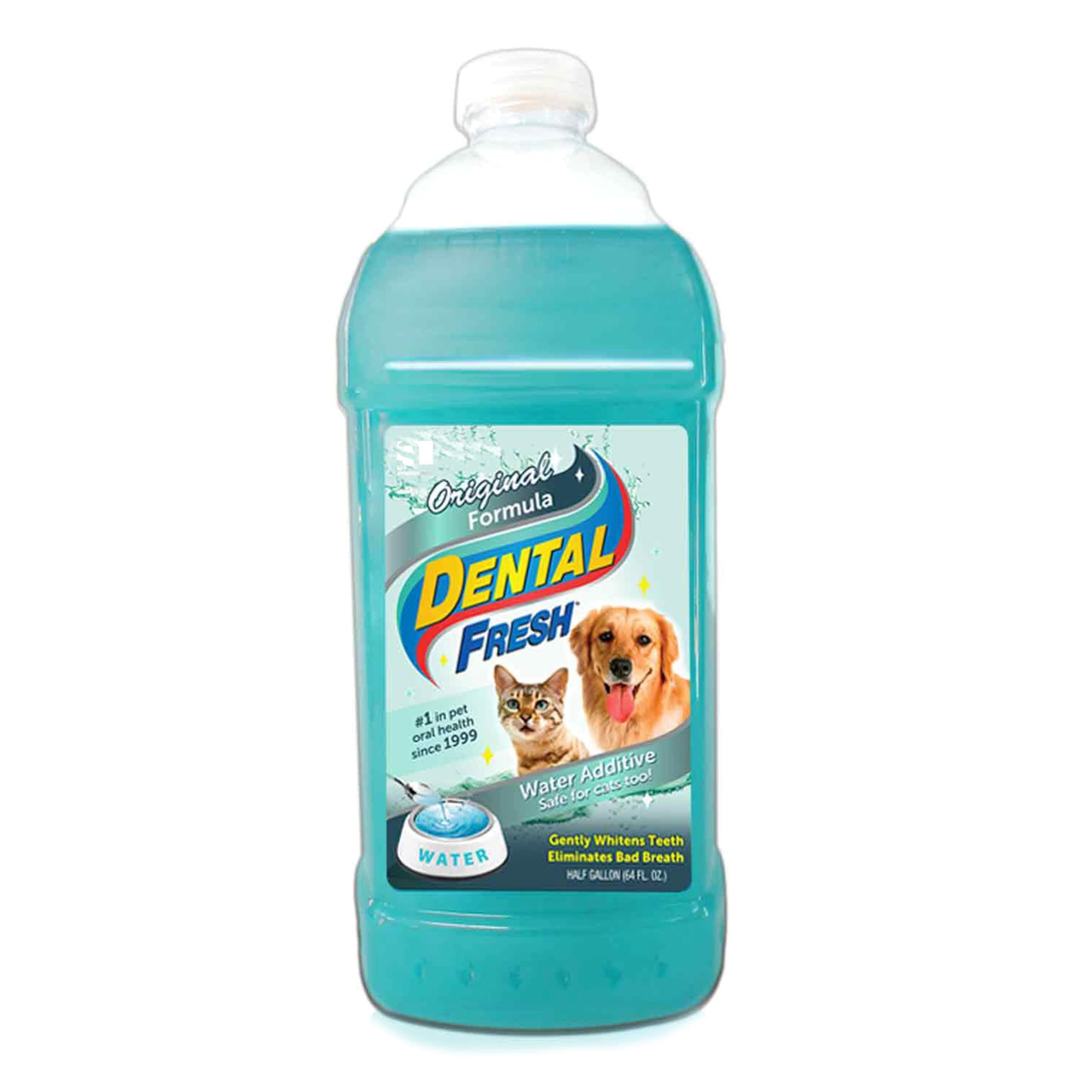 Synergy Dental Fresh Original Formula Water Additive for Dogs, 1/2 gallon