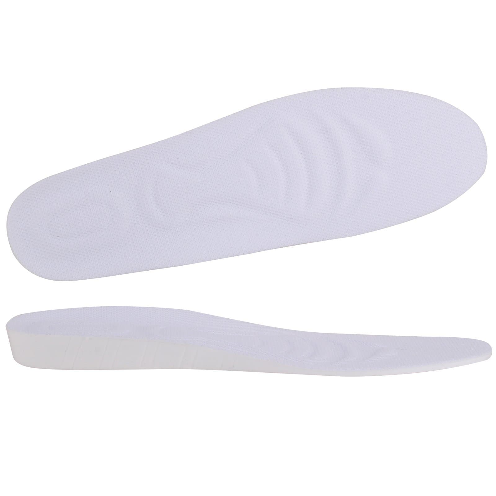 Y2C Men's Height Increase Elevator Shoes Insoles (Approx 0.8 inches) White 7.5-11.5 and Random Gift
