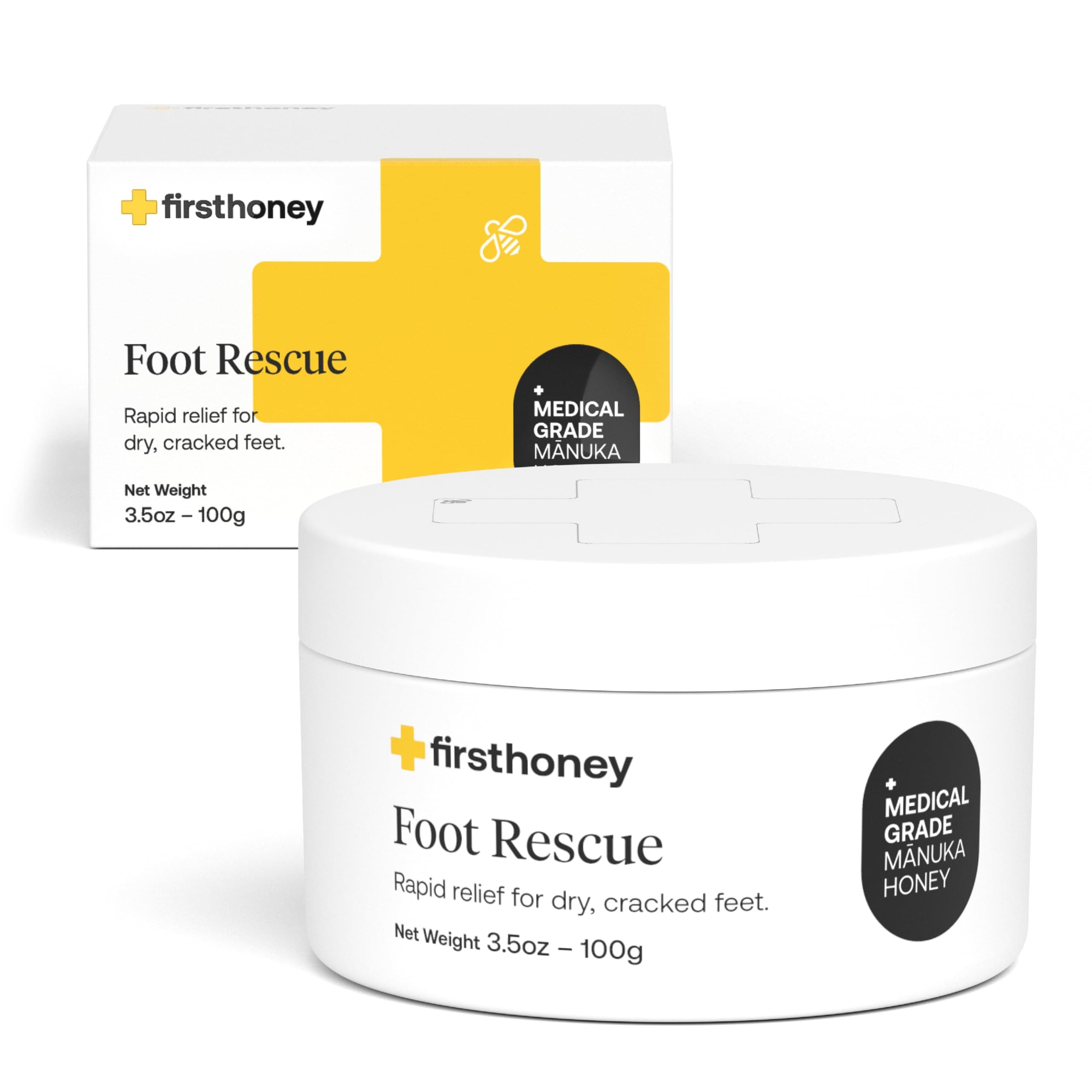 Advanced Foot Repair Cream for Dry, Cracked Skin, Ultra-Hydrating with New Zealand Manuka Honey, Fast Relief for Feet, Cracked Heel Treatment, Callus Remover
