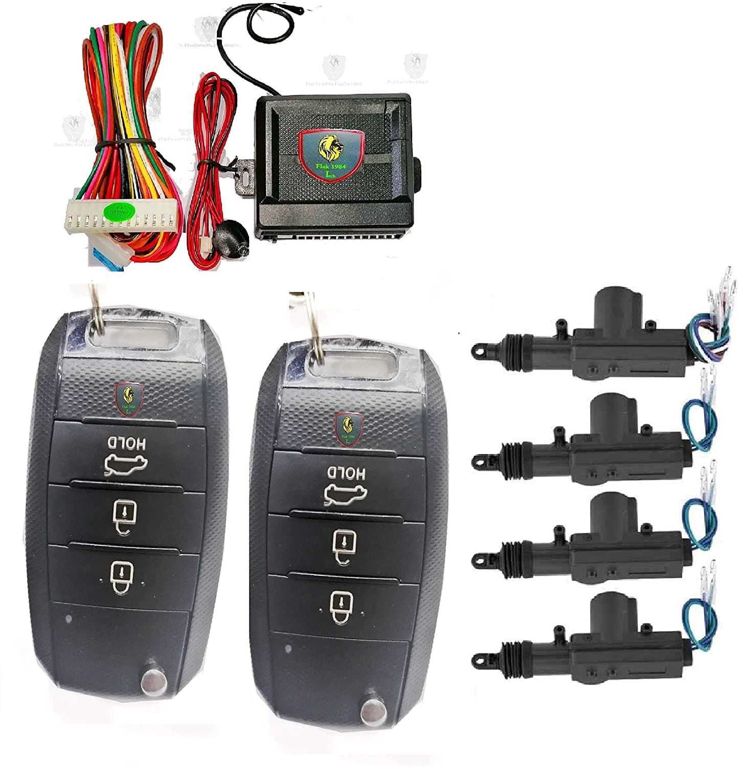 Tech Universal Car Door Lock Keyless Entry System Remote Central Control Locking Kit with Trunk Release Button