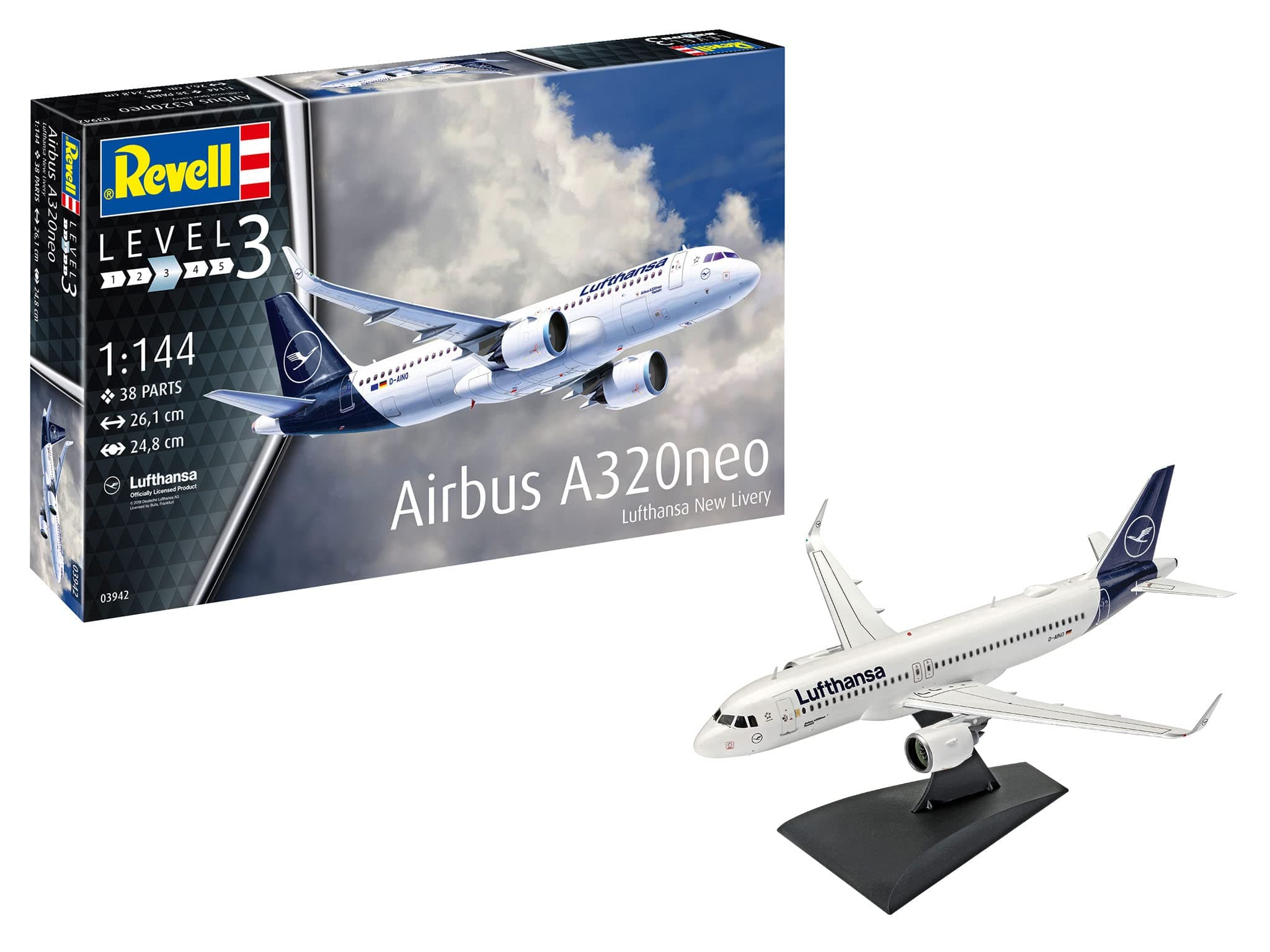 Maquette d'Avion Airbus A320 Neo, Échelle 1 : 144