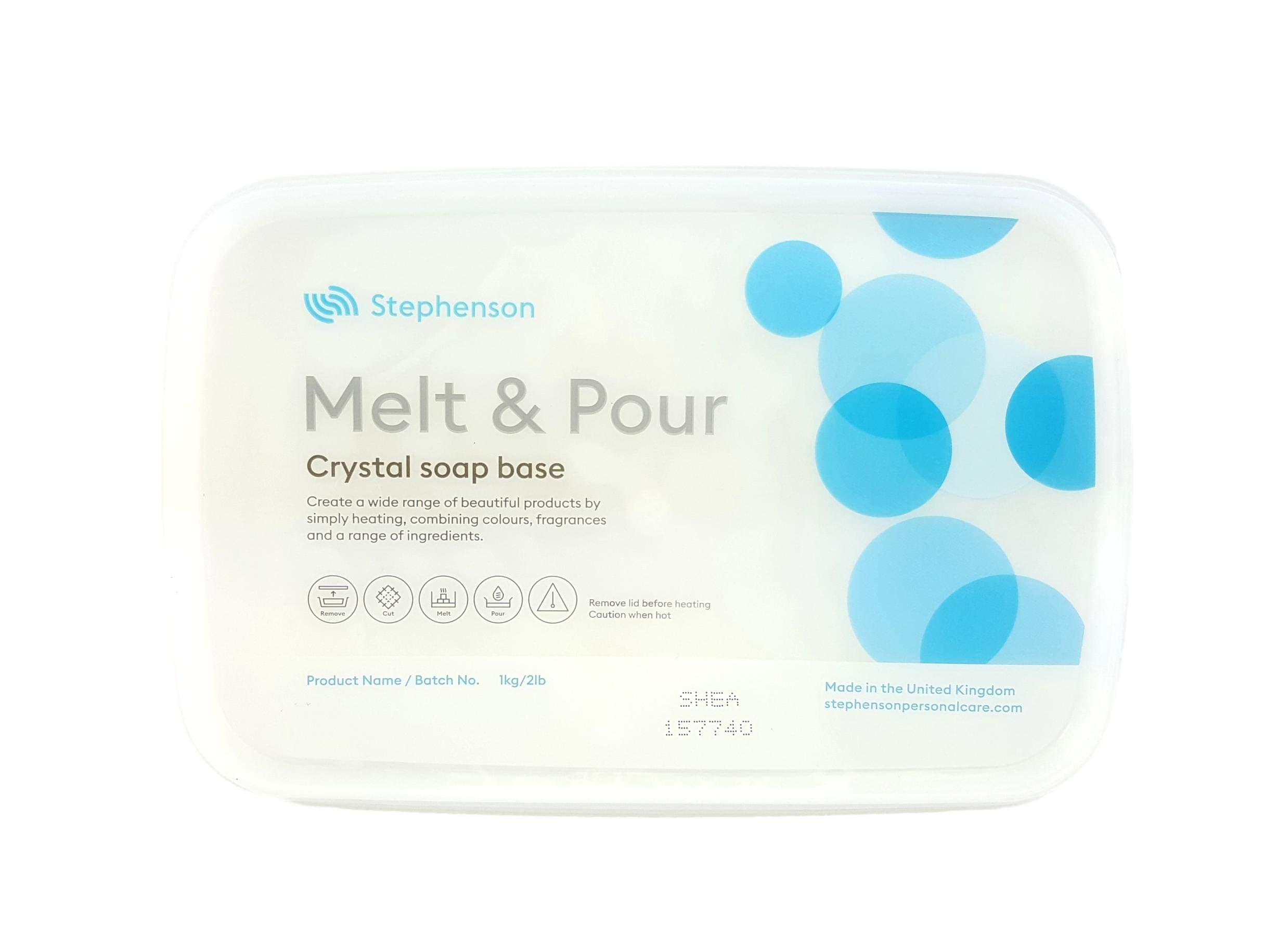 HAO BOSCH Melt and Pour Soap Base Shea Butter 1kg-5kg SLS FREE (1kg)