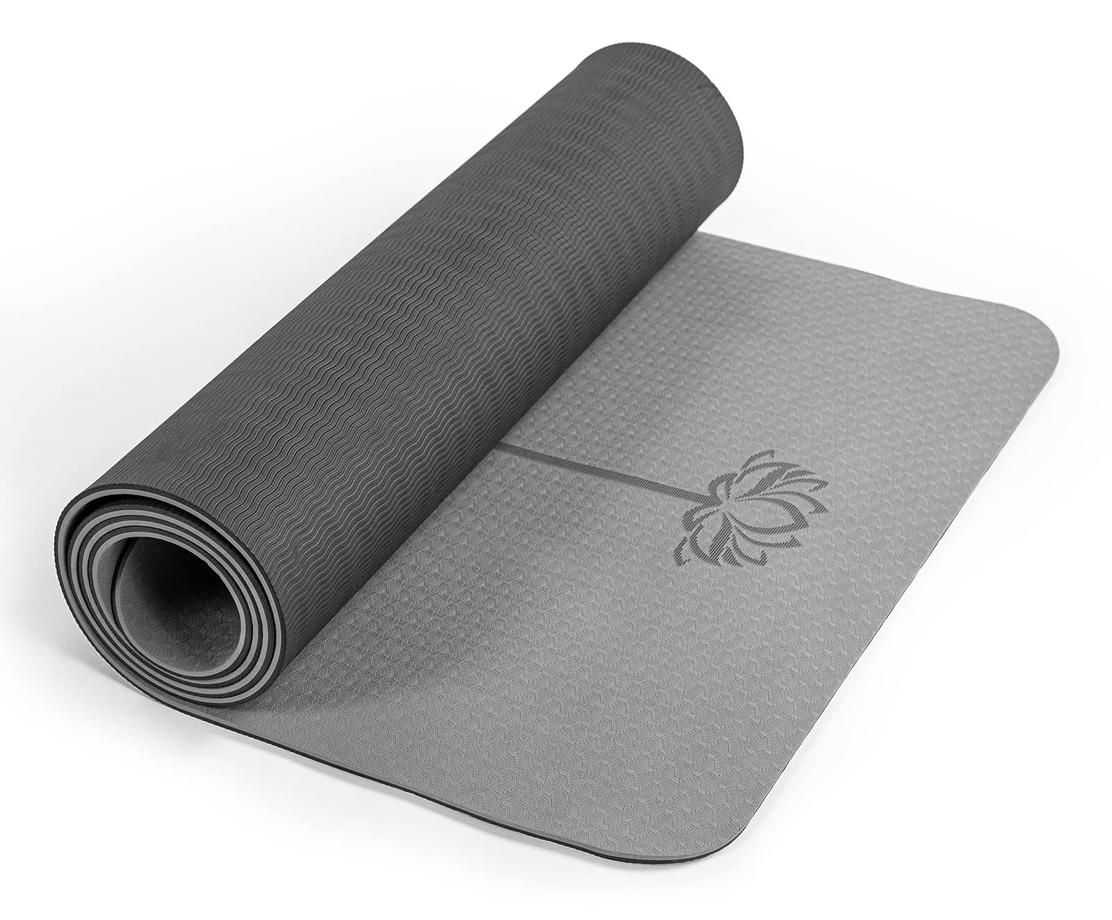 Yoga Mat Non Slip, Pilates Fitness Mats, Eco Friendly, Anti-Tear 1/4" Thick Yoga Mats for Women, Exercise Mats for Home Workout with Carrying Sling and Storage Bag