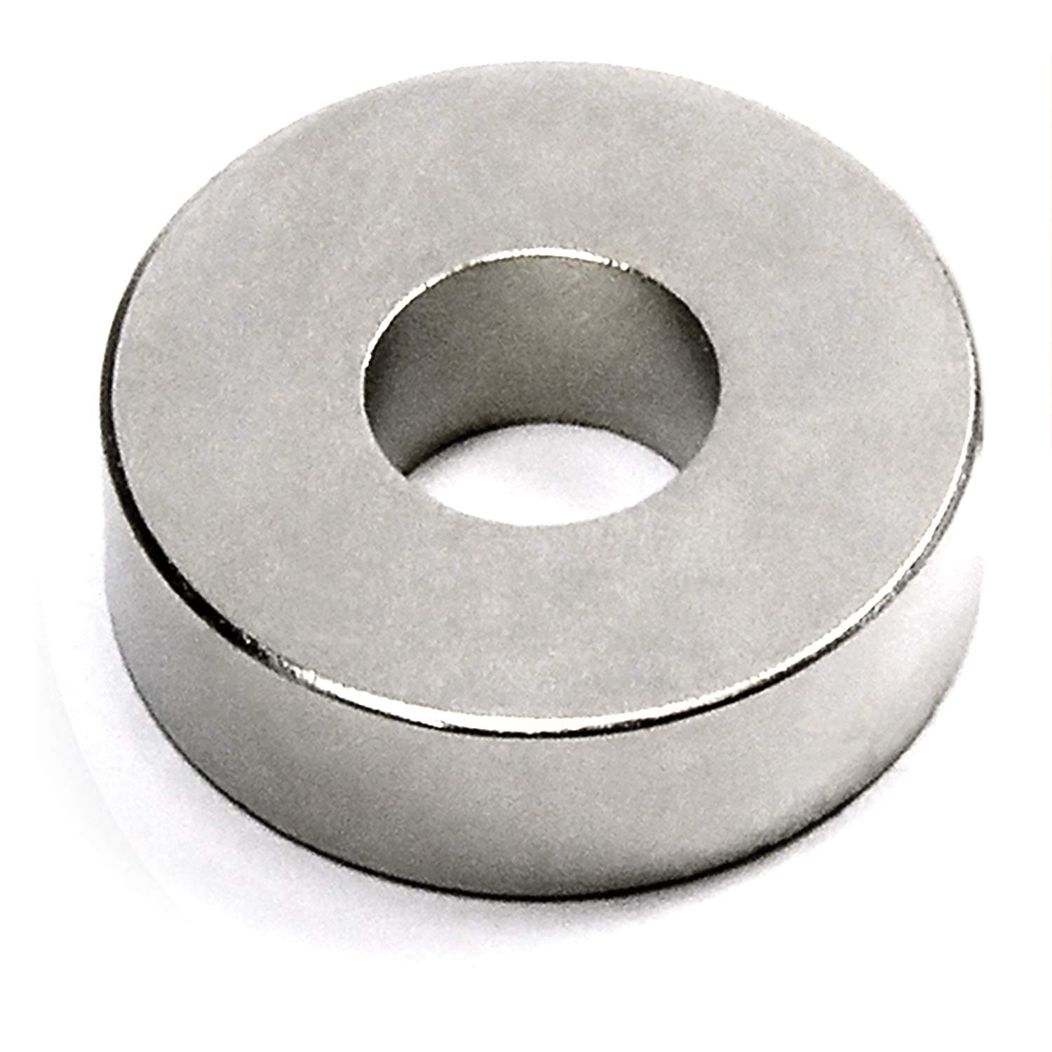 CMS MAGNETICS - (1-Piece) Neodymium Ring Magnet 1.26 Inches OD x 1/2 Inches ID x 3/8 Inches Thick Rare Earth Magnet for DIY Science Crafts Holding