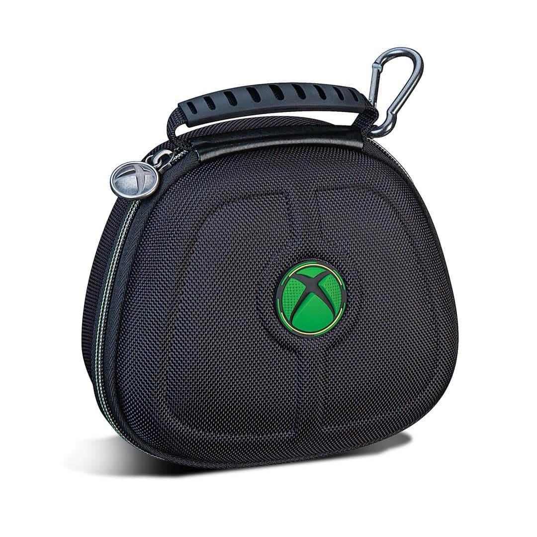 Tusuny Game Traveler Xbox System X/S Controller Case - Licensed and Tested by Xbox, Hard Shell Ballistic Nylon Case, Securely Holds Your System X/S Controller, Mesh Pocket Holds Charge Cable and Extra