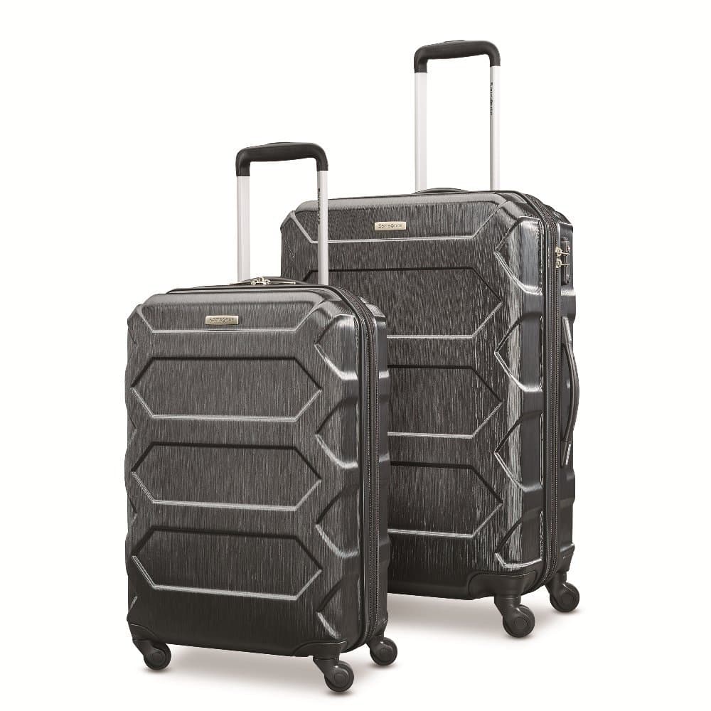 Samsonite Magnitude Lx 2 Piece Nested Hardside Set (20"/24"), Black, Only at Amazon
