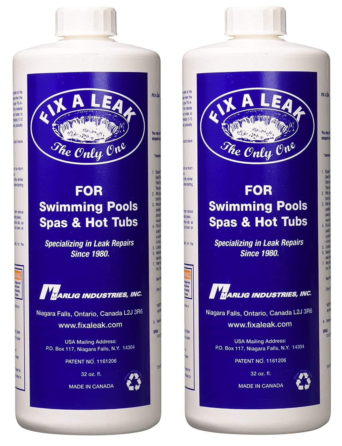 Fix A Leak Pool Leak Sealer - 32 oz (Two Pack)