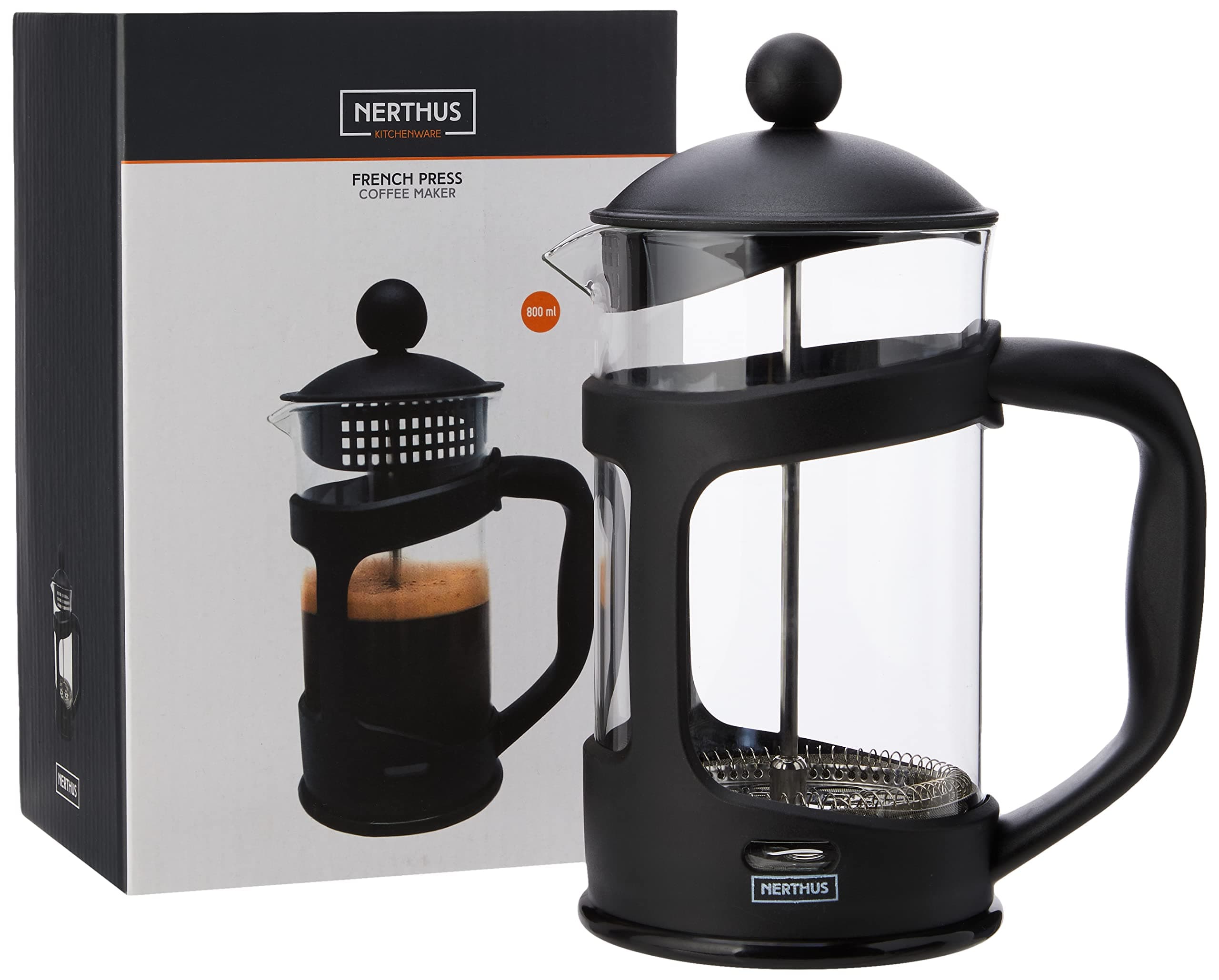 NERTHUSFIH 320 French press coffee, Black