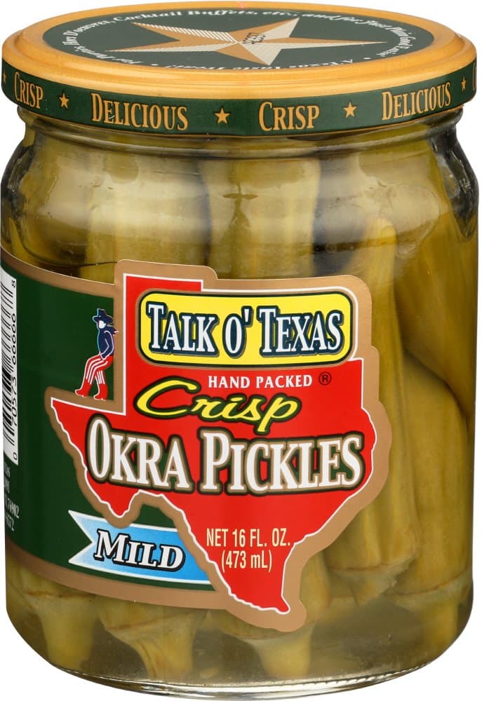 Talk O TexasO' Crisp Okra Pickles Mild 470ml