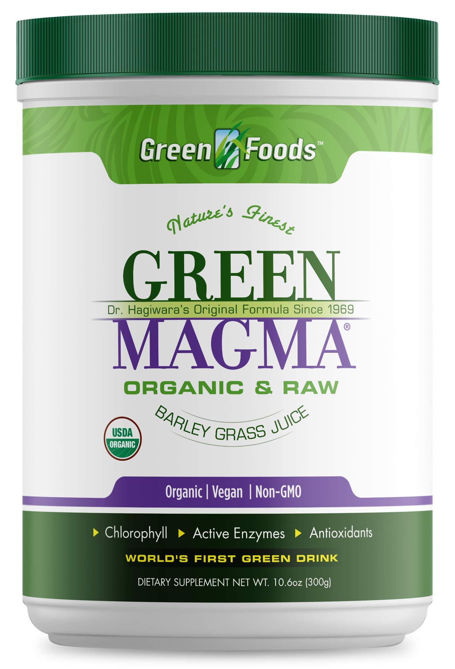 Organic Green Magma Barley Grass Juice Powder, 230 g