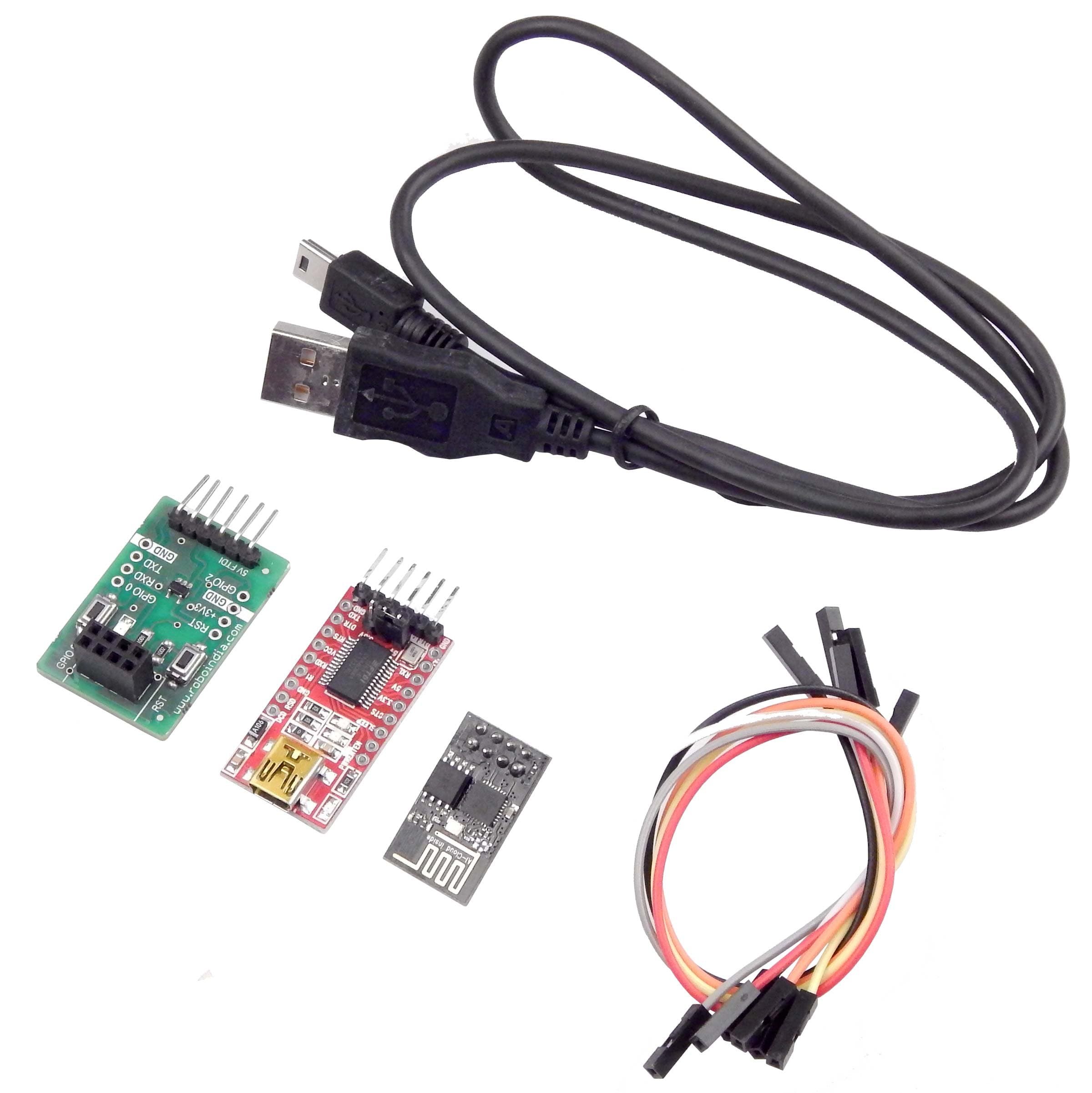 ESP8266 ESP-01 Breakout Board + ESP01 wifi module + FTDI Basic Programmer