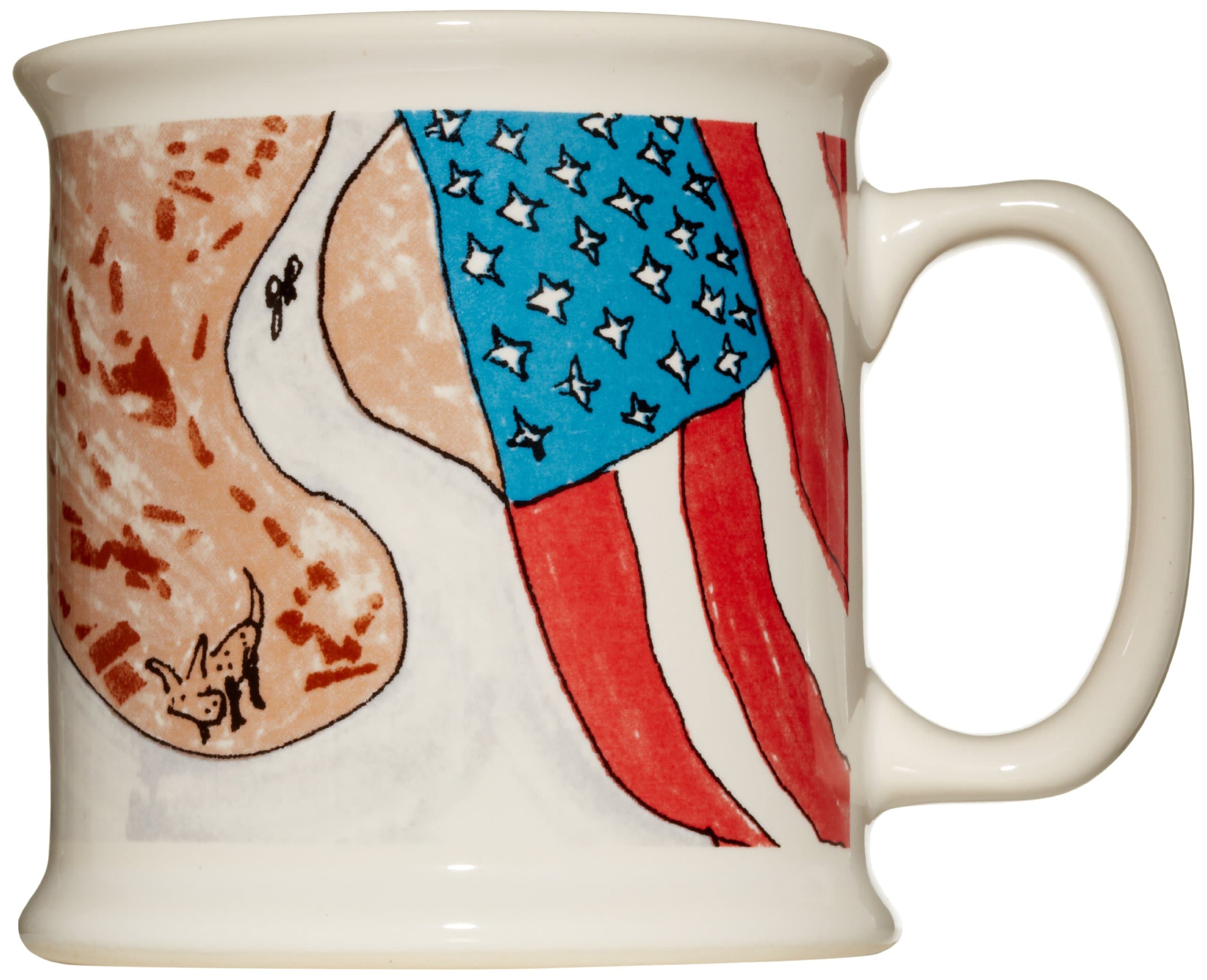 Coffee Mug Designed by Ron Howard, Highway USA, 14-Ounce