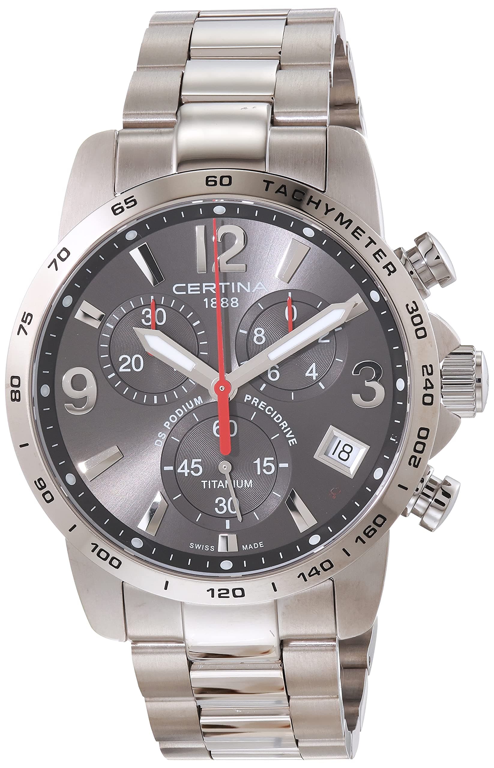 Certina Mens DS Podium Precidrive Titanium Chronograph Watch C0344174408700