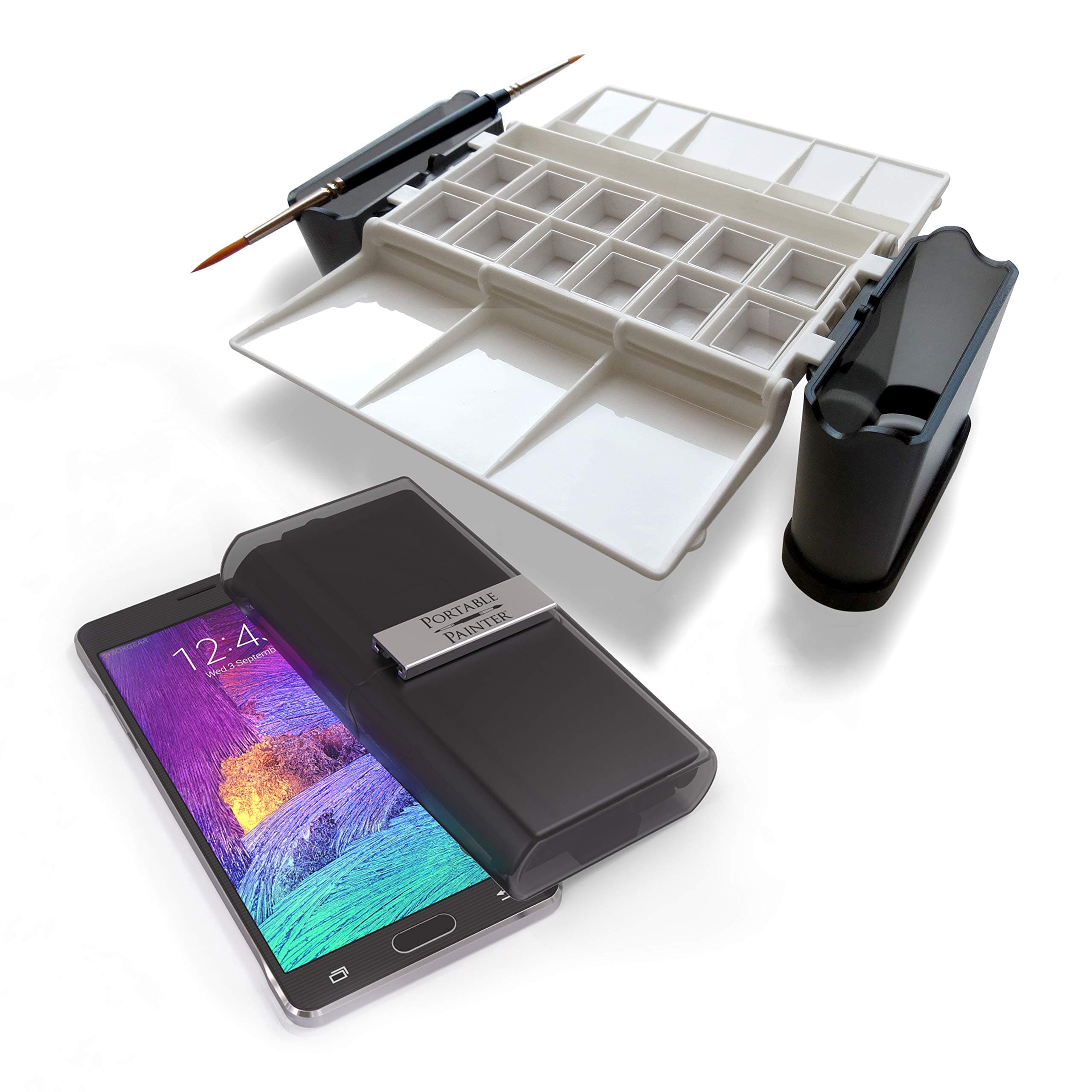 Portable Painter : Hands-Free Watercolour Palette : Black