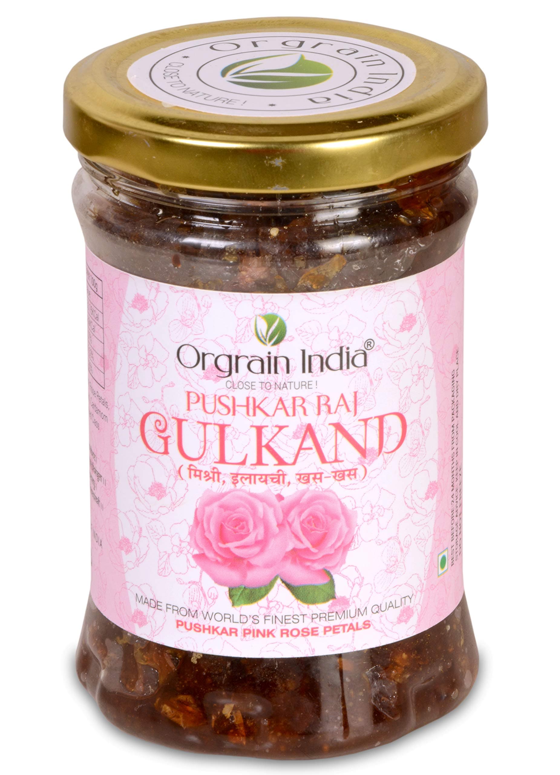 Pushkar Raj Gulkand | Premium Rose Petal Preserve | Ayurvedic Health Supplement | Natural Sweetener & Coolant (300g)